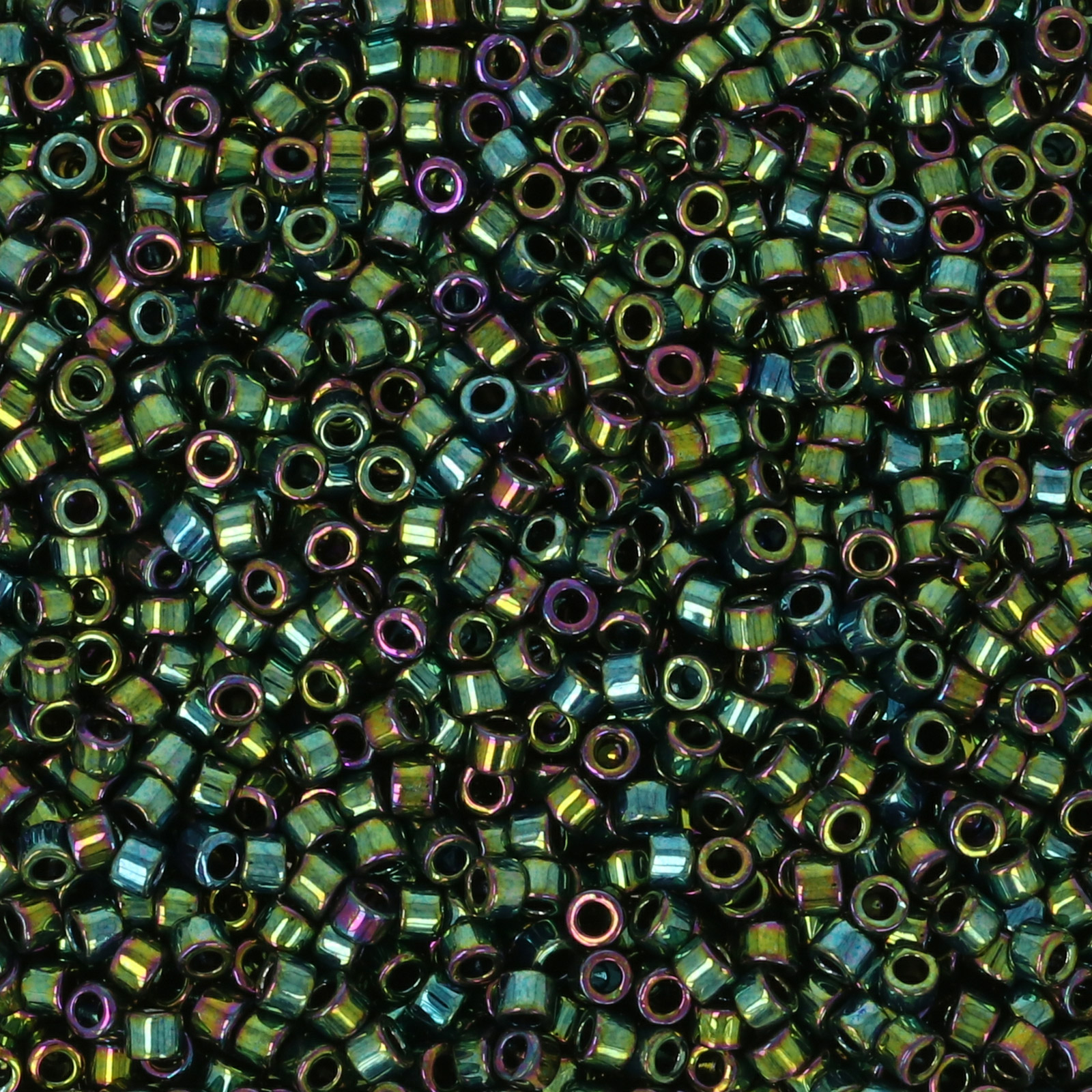 miyuki delica 11/0 - metallic iris green/teal | 8gr