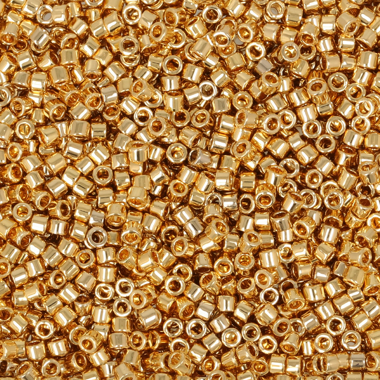 miyuki delica 11/0 - 24 karat light gold plated | 5gr
