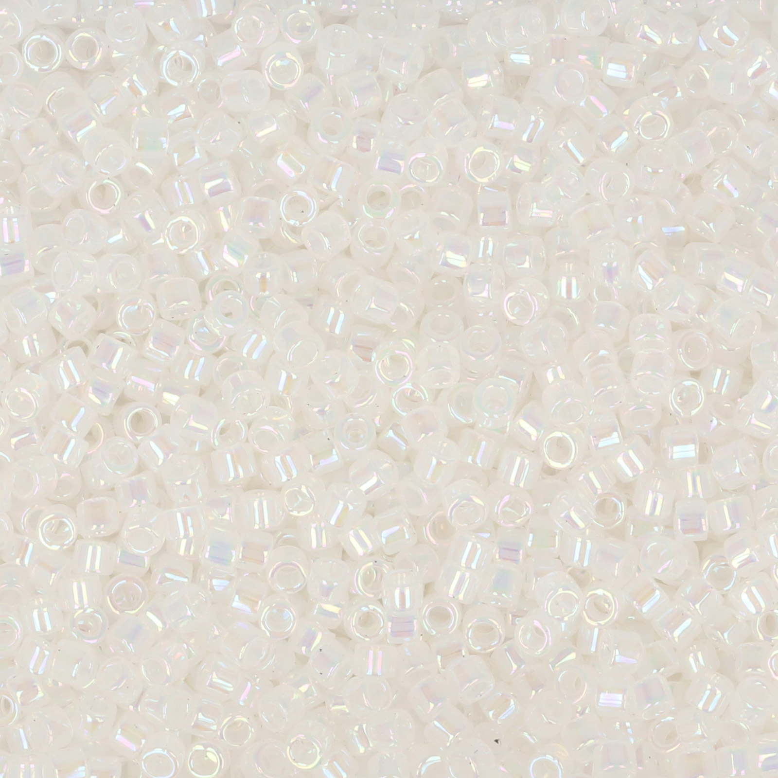 miyuki delica 11/0 - white opal ab | 8gr