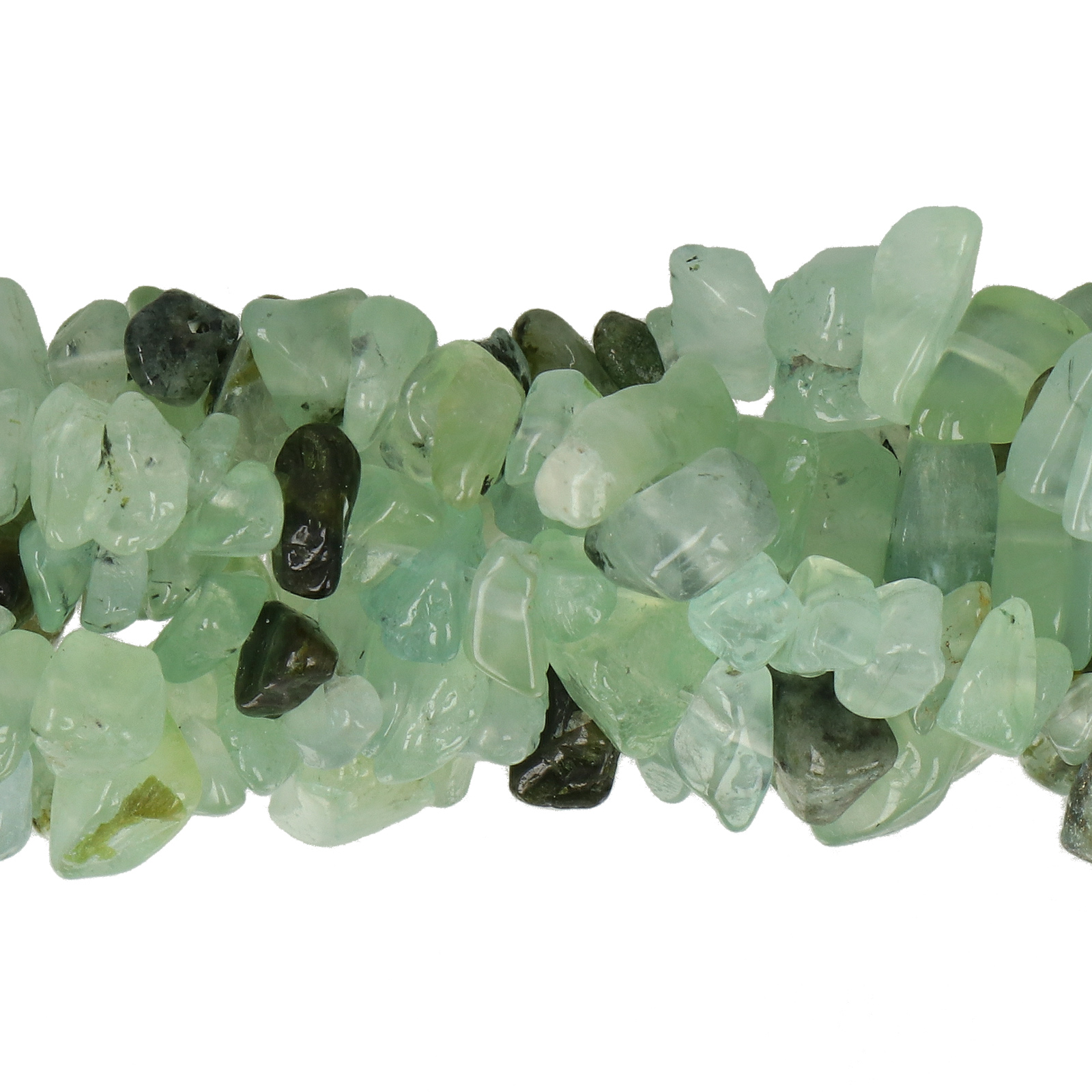 prehnite chips 5-10mm | 32-inch strand approx.
