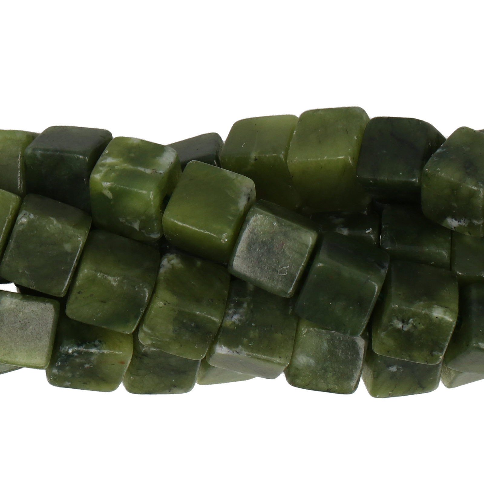 southern jade smooth cube 6mm | 15pc