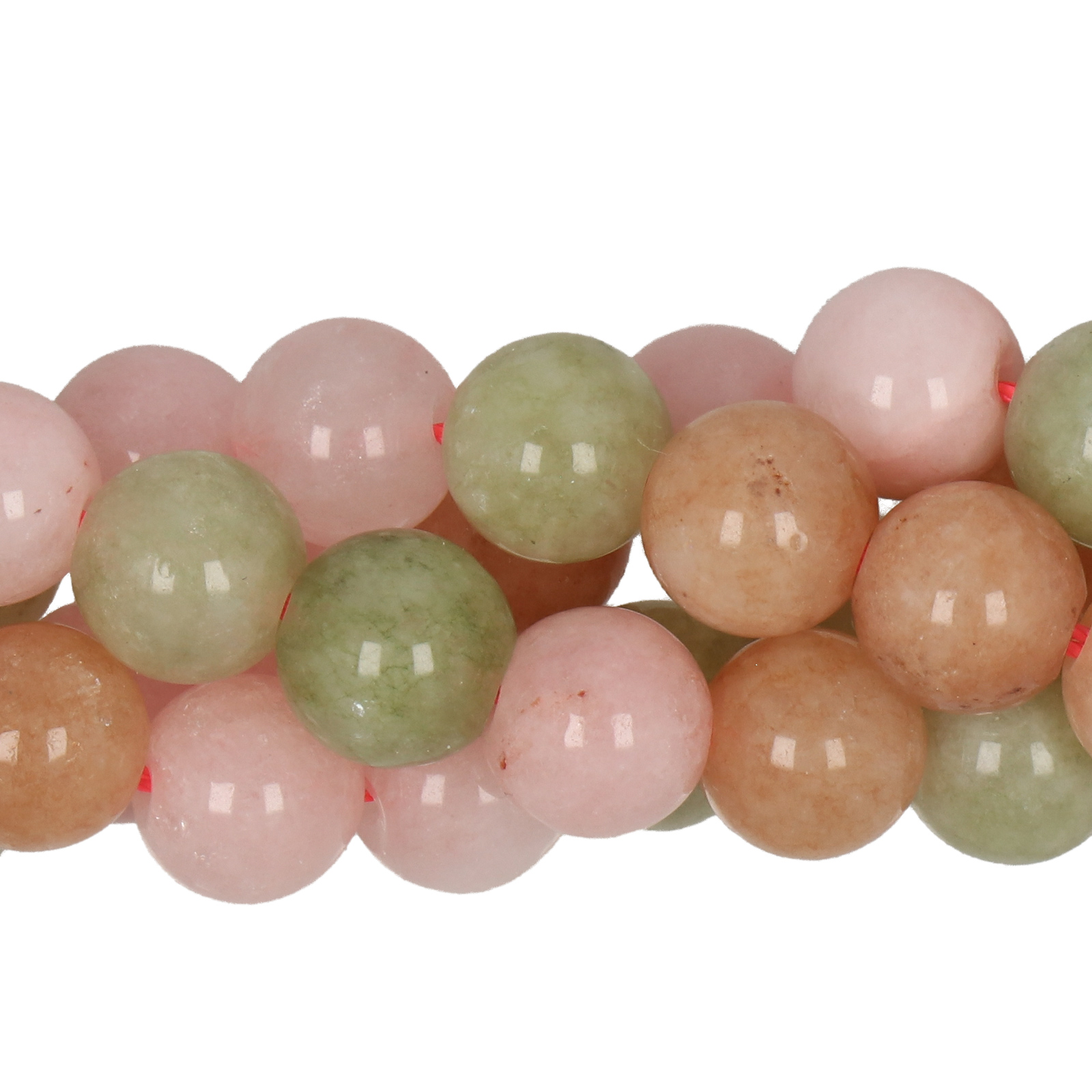 dyed jade mehrfarbiger glatt runde 8mm | strang 38/40cm