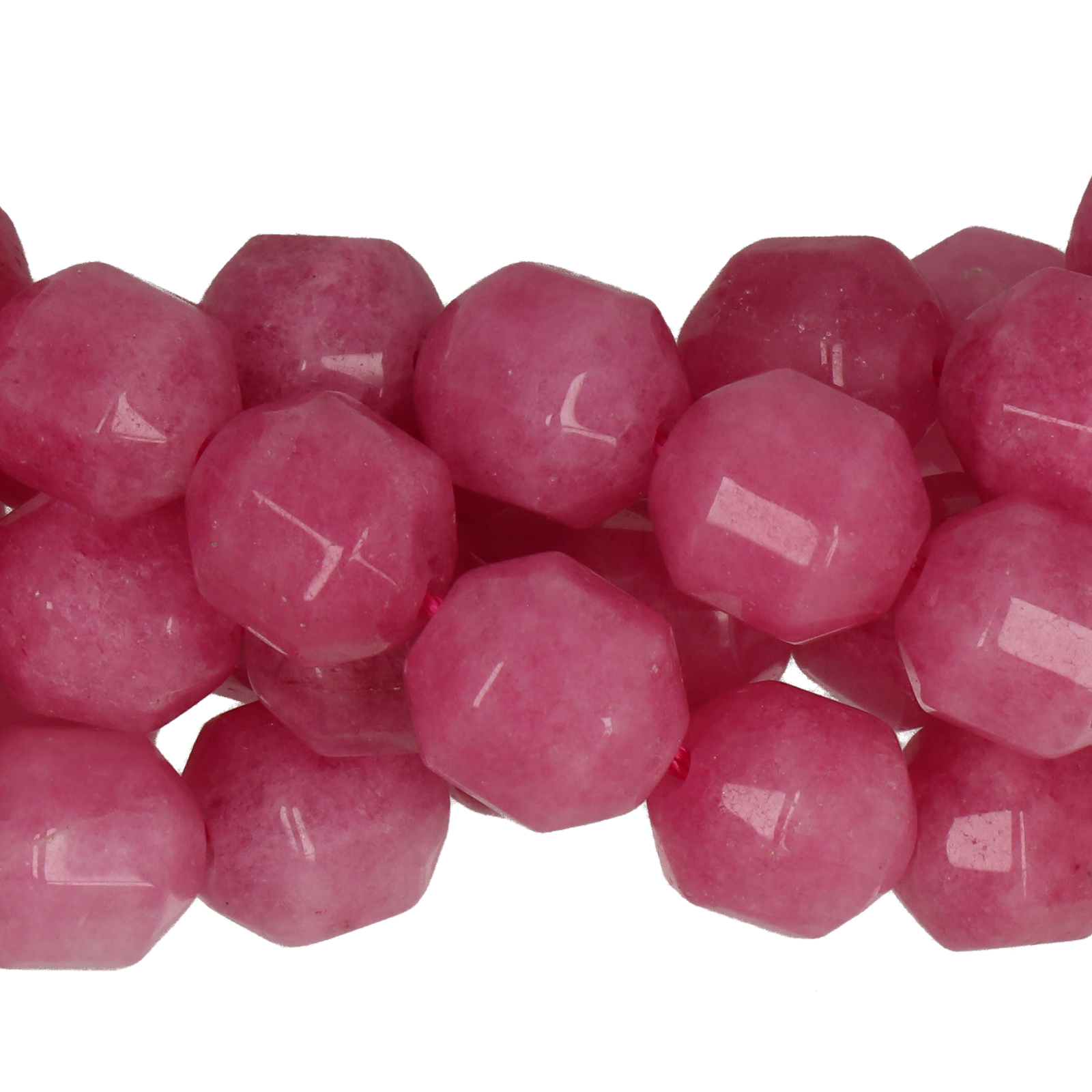 dyed jade fuchsia smooth barrel 10mm | 15/16-inch strand