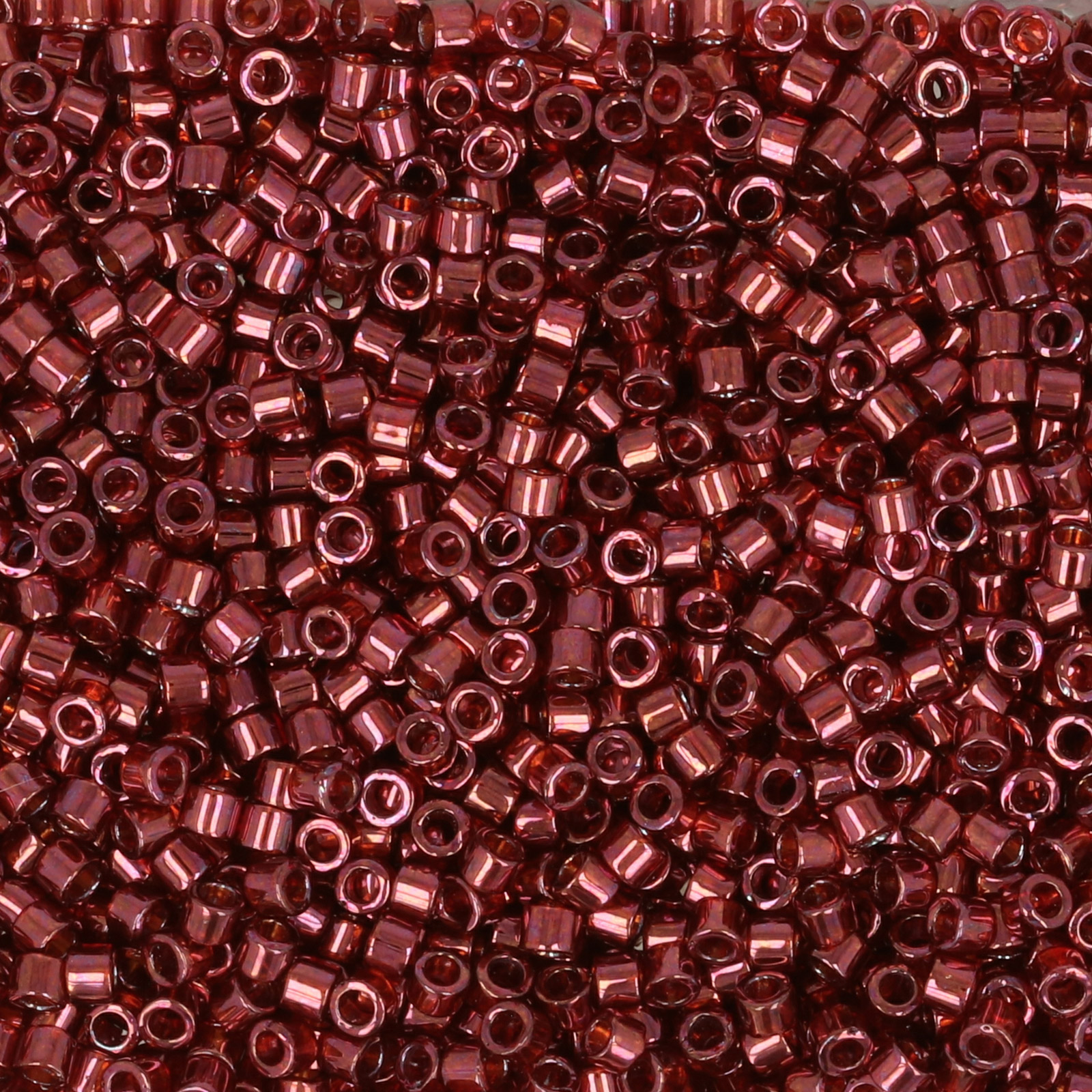 miyuki delica 11/0 - transparent wine red gold luster | 8gr