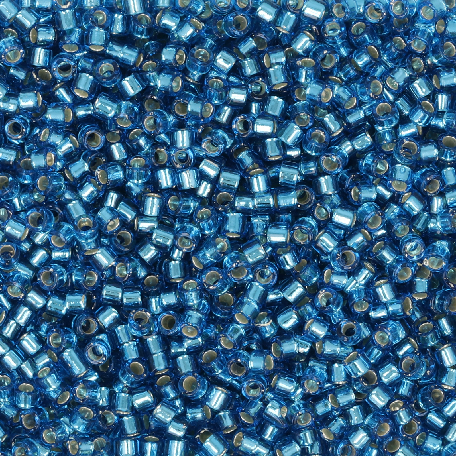 miyuki delica 11/0 - silver-lined aquamarine | 8gr