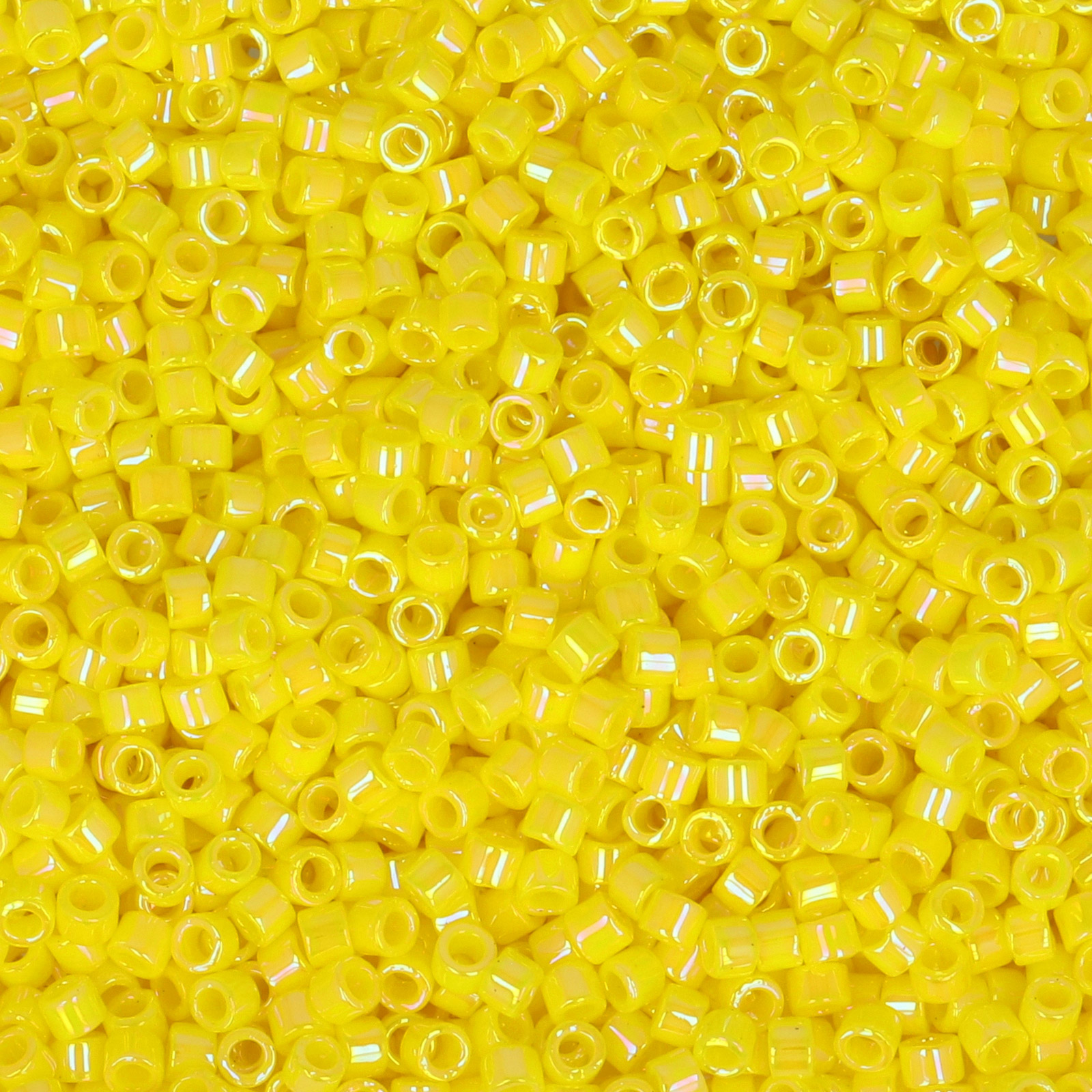 miyuki delica 11/0 - opaque yellow ab | 8gr