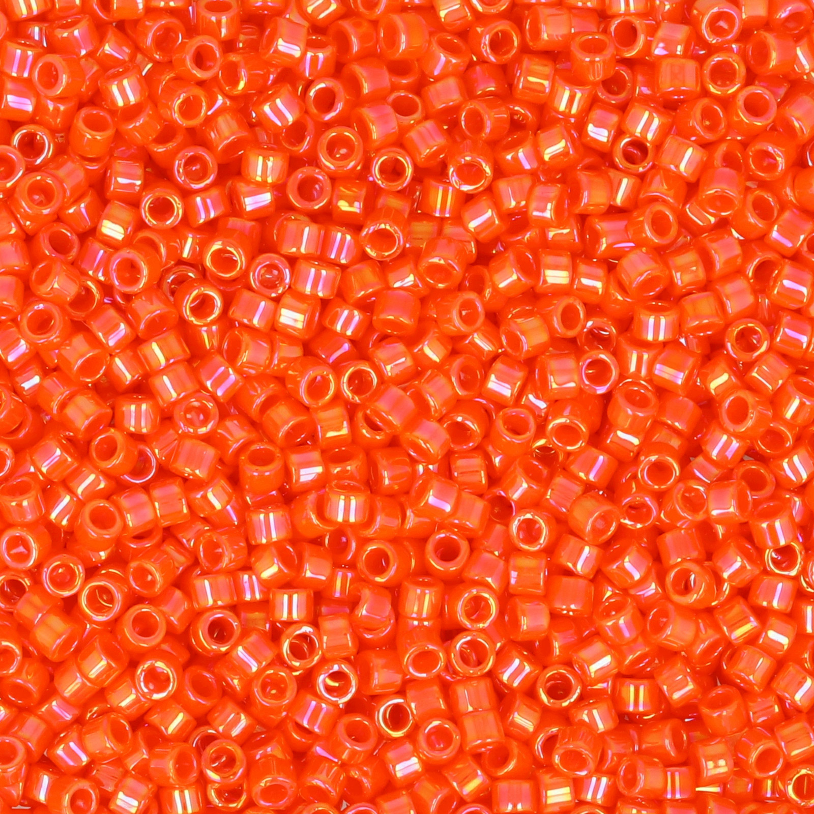 miyuki delica 11/0 - opaque orange ab | 8gr
