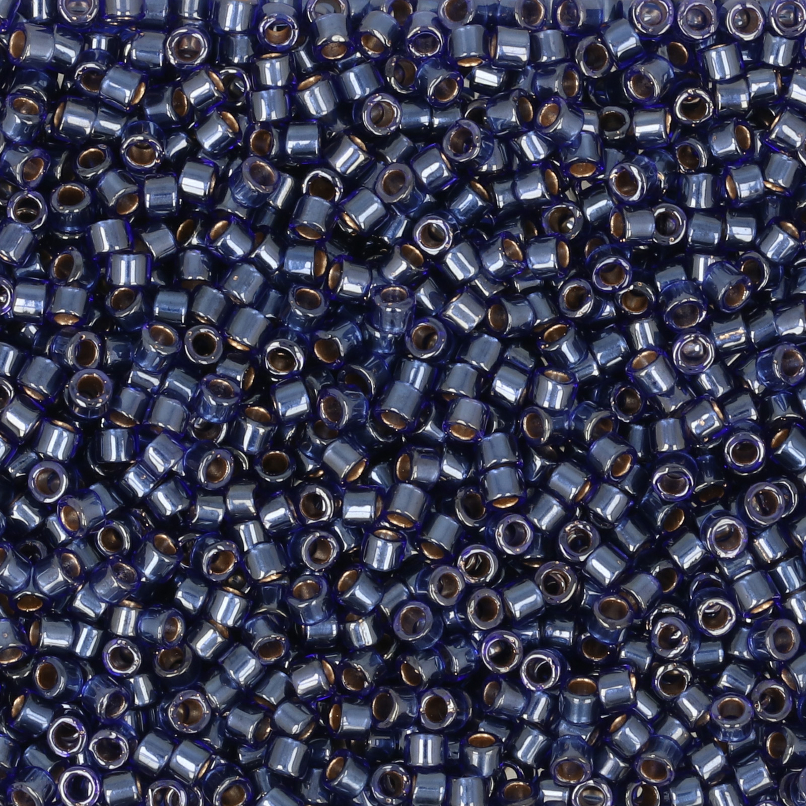miyuki delica 11/0 - color-lined dark blue luster | 8gr