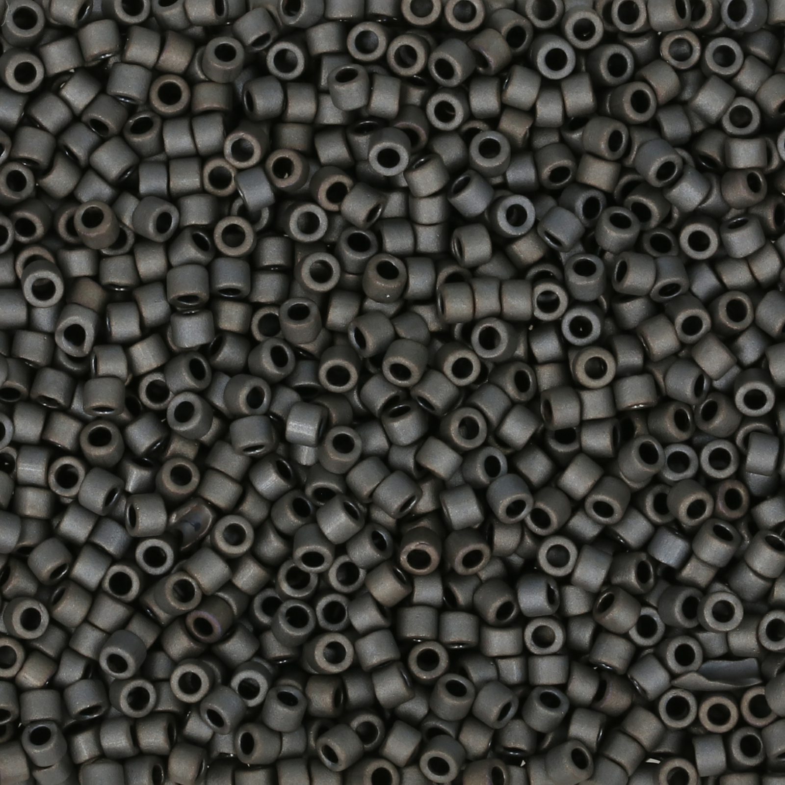 miyuki delica 11/0 - matte metallic dark/grey | 8gr