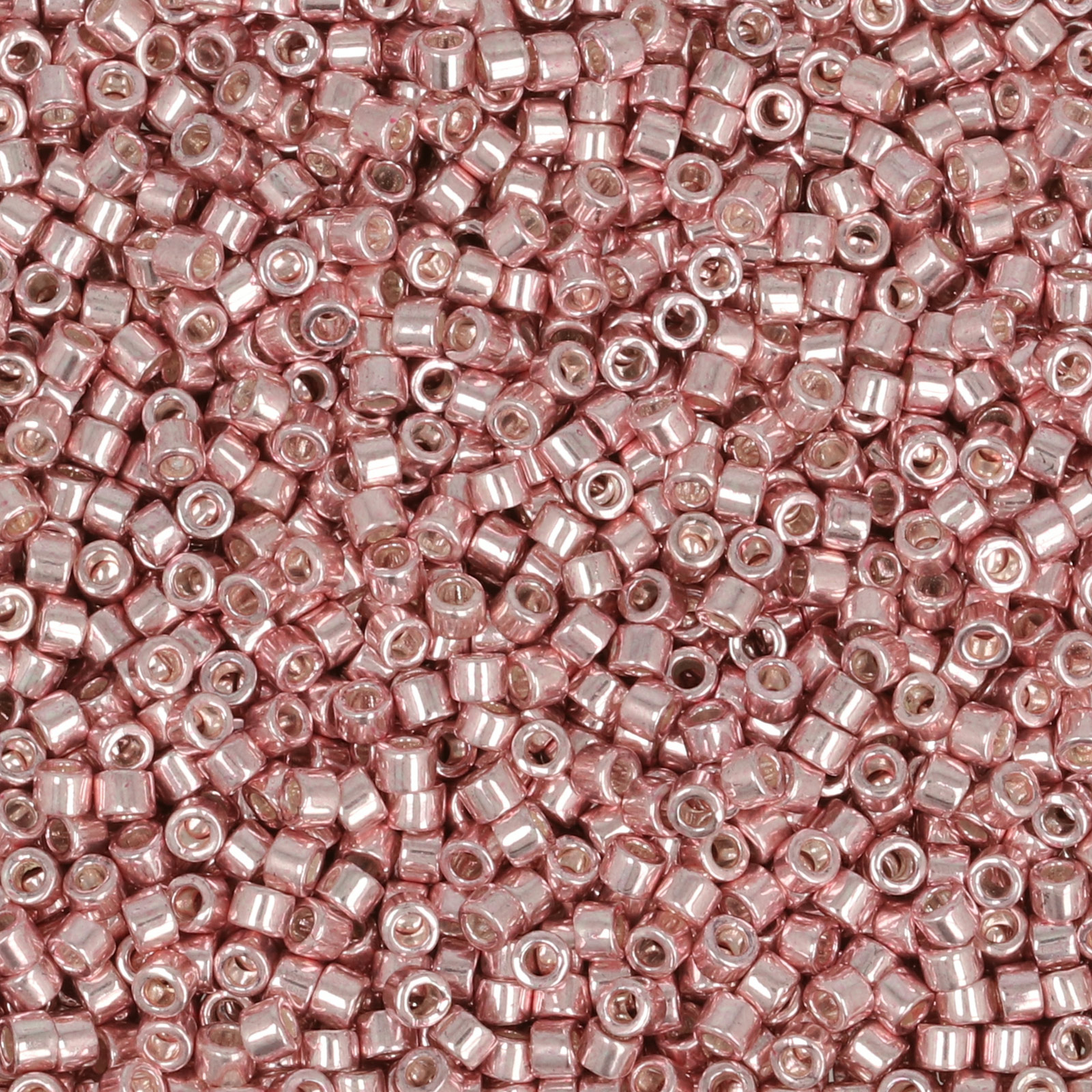 miyuki delica 11/0 - dyed galvanized light rose | 8gr
