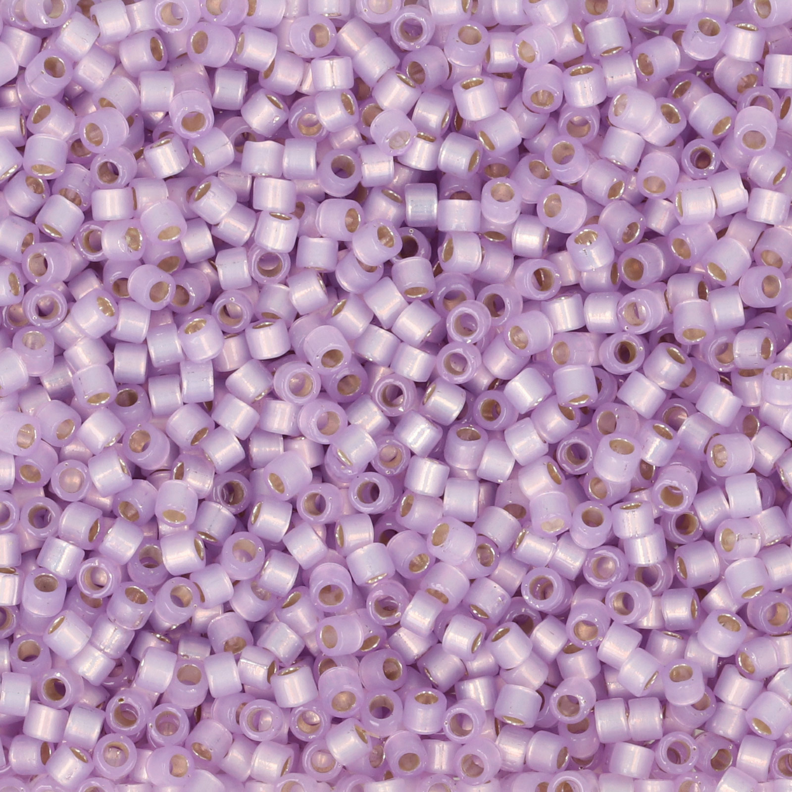 miyuki delica 11/0 - dyed silver-lined light lavander | 8gr