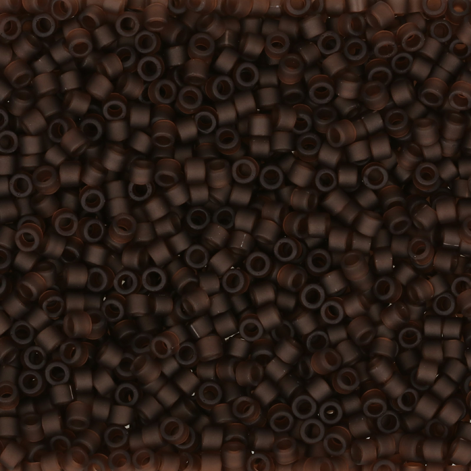 miyuki delica 11/0 - opaque matte dark brown | 8gr
