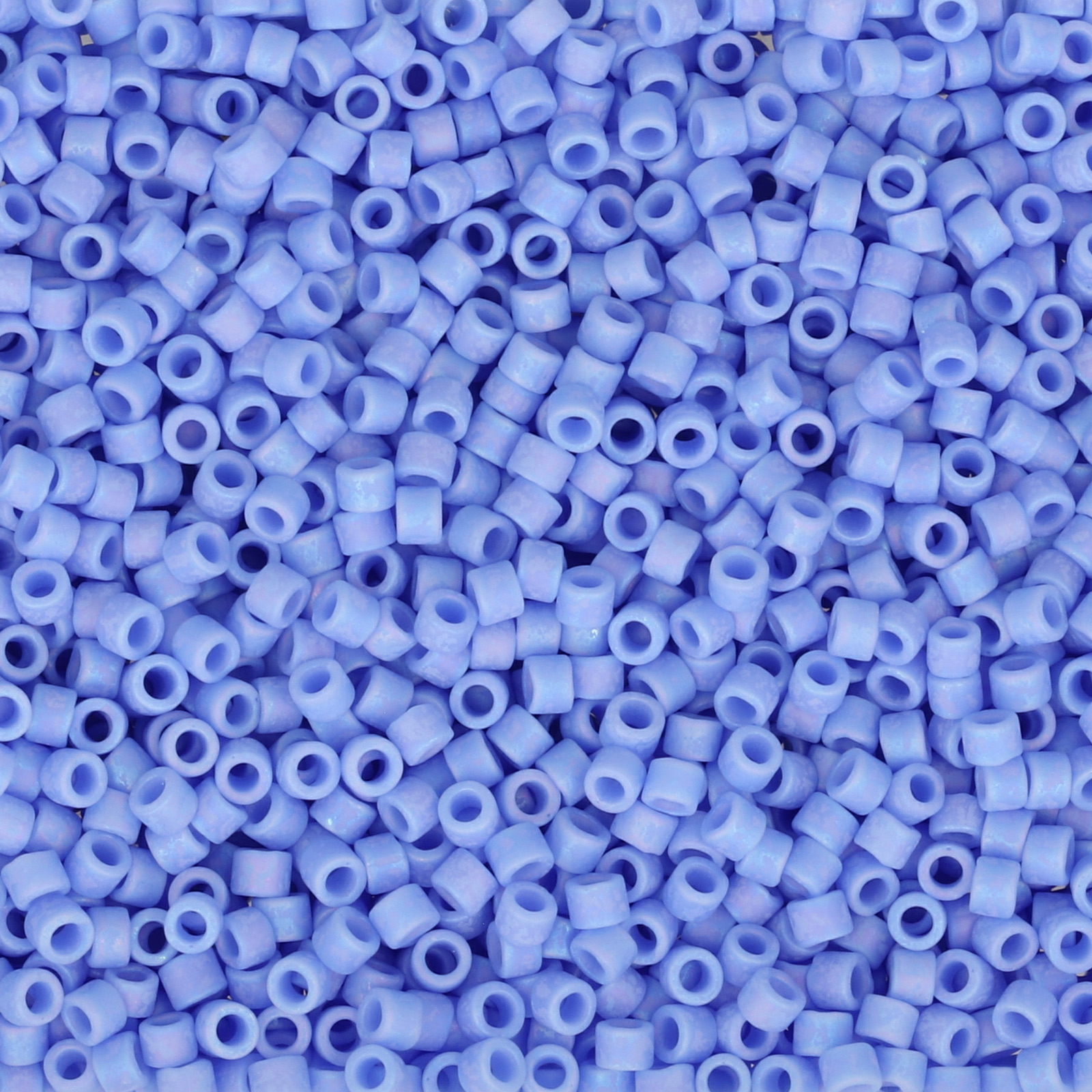 miyuki delica 11/0 - matte opaque light blue ab | 8gr
