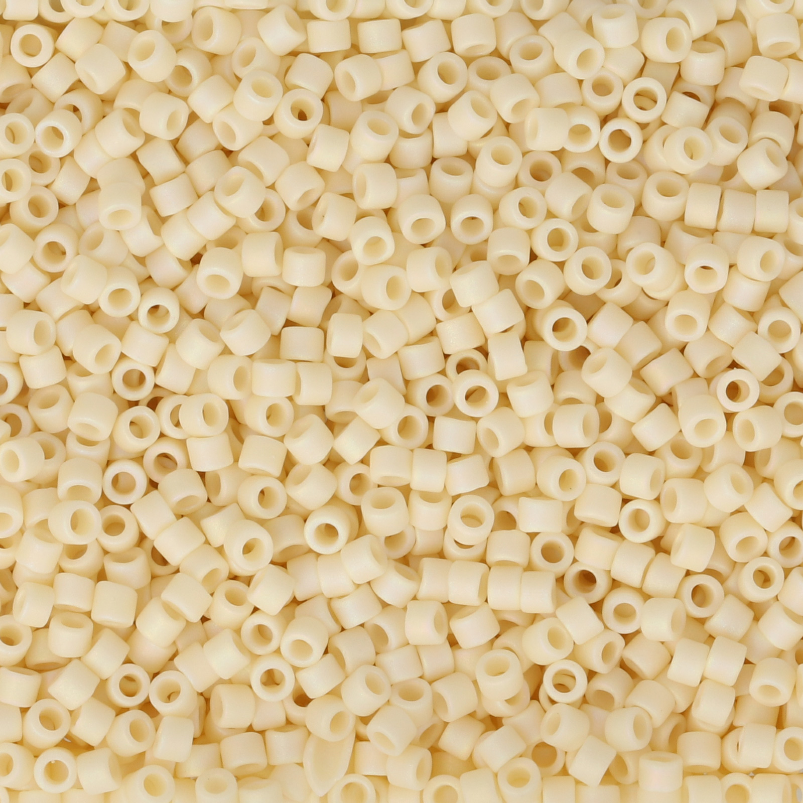 miyuki delica 11/0 - matte opaque cream ab | 8gr