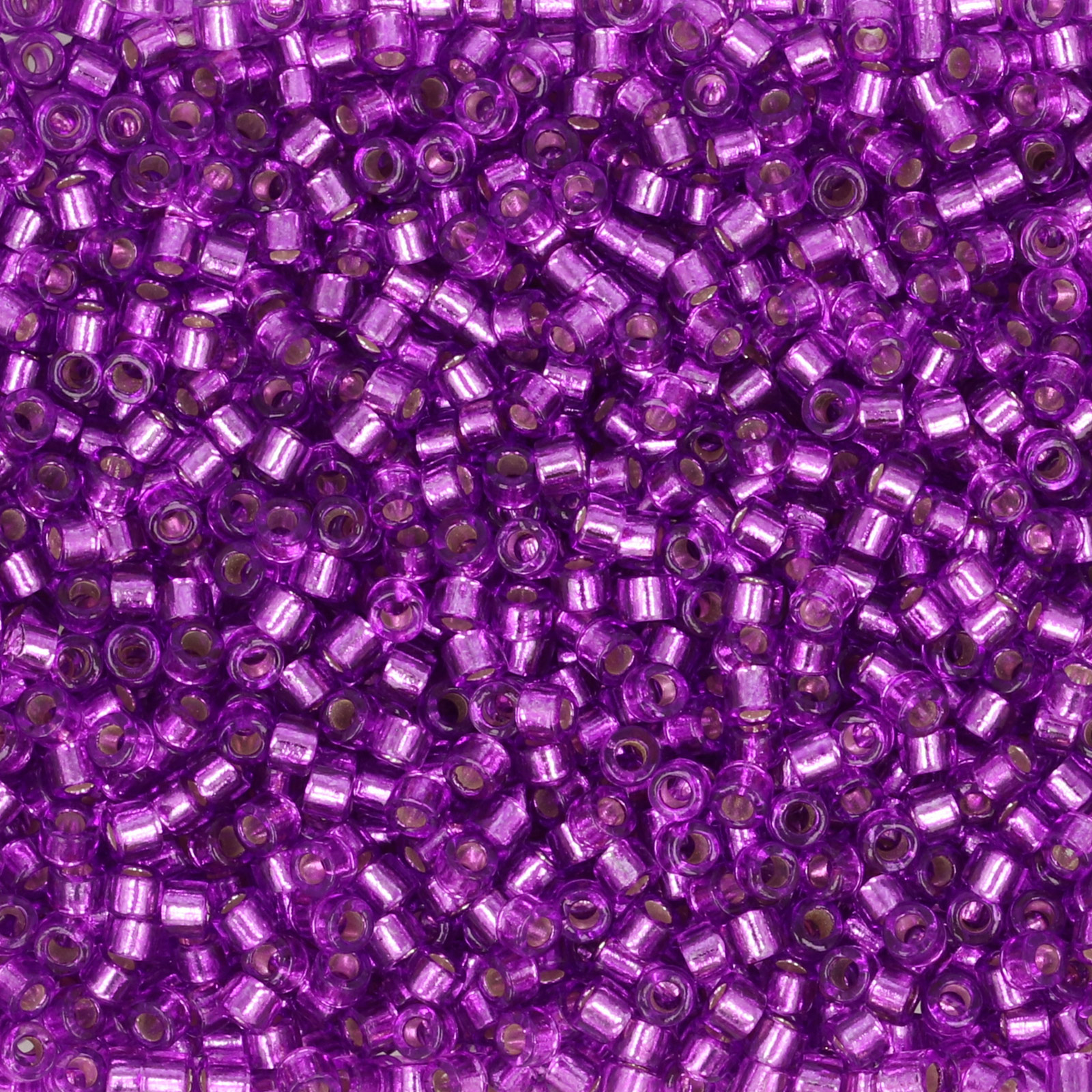 miyuki delica 11/0 - dyed silver-lined violet | 8gr