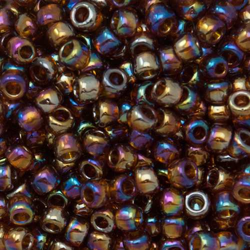 saatperlen toho 6/0 transparent rainbow smoky topaz (177) | 10gr