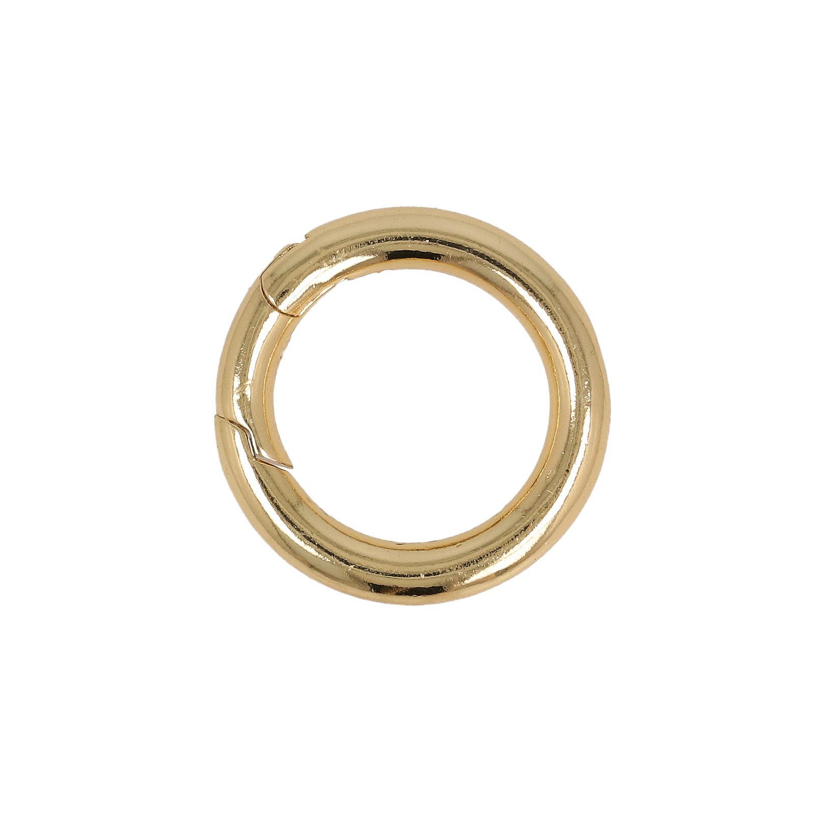 gold plated lobster round clasp 10mm | 1pc