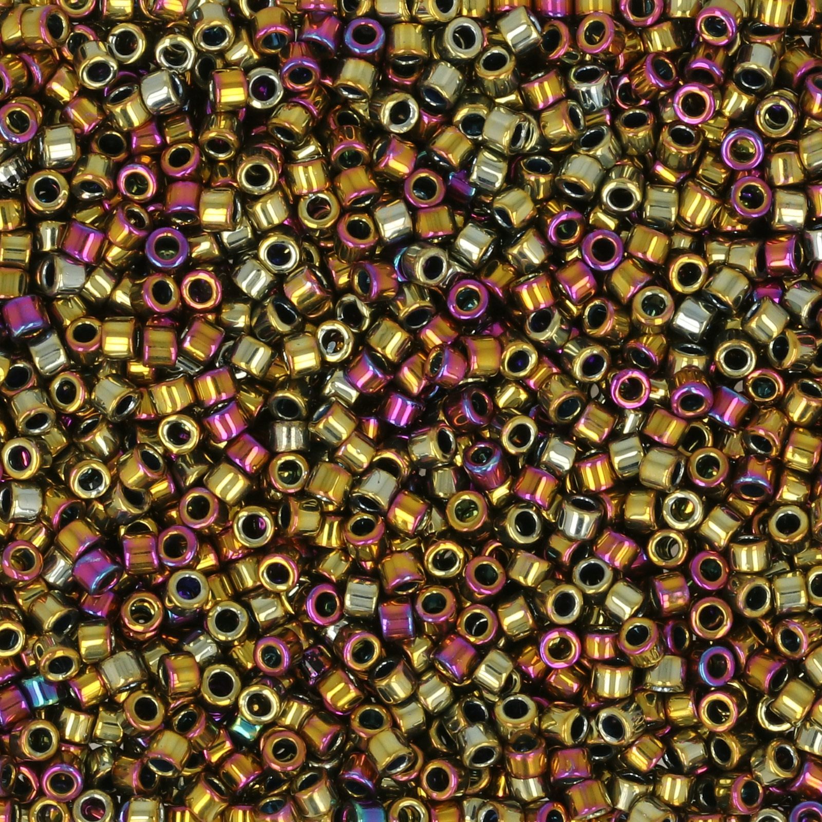 miyuki delica 11/0 - metallic iris purple/gold | 8gr
