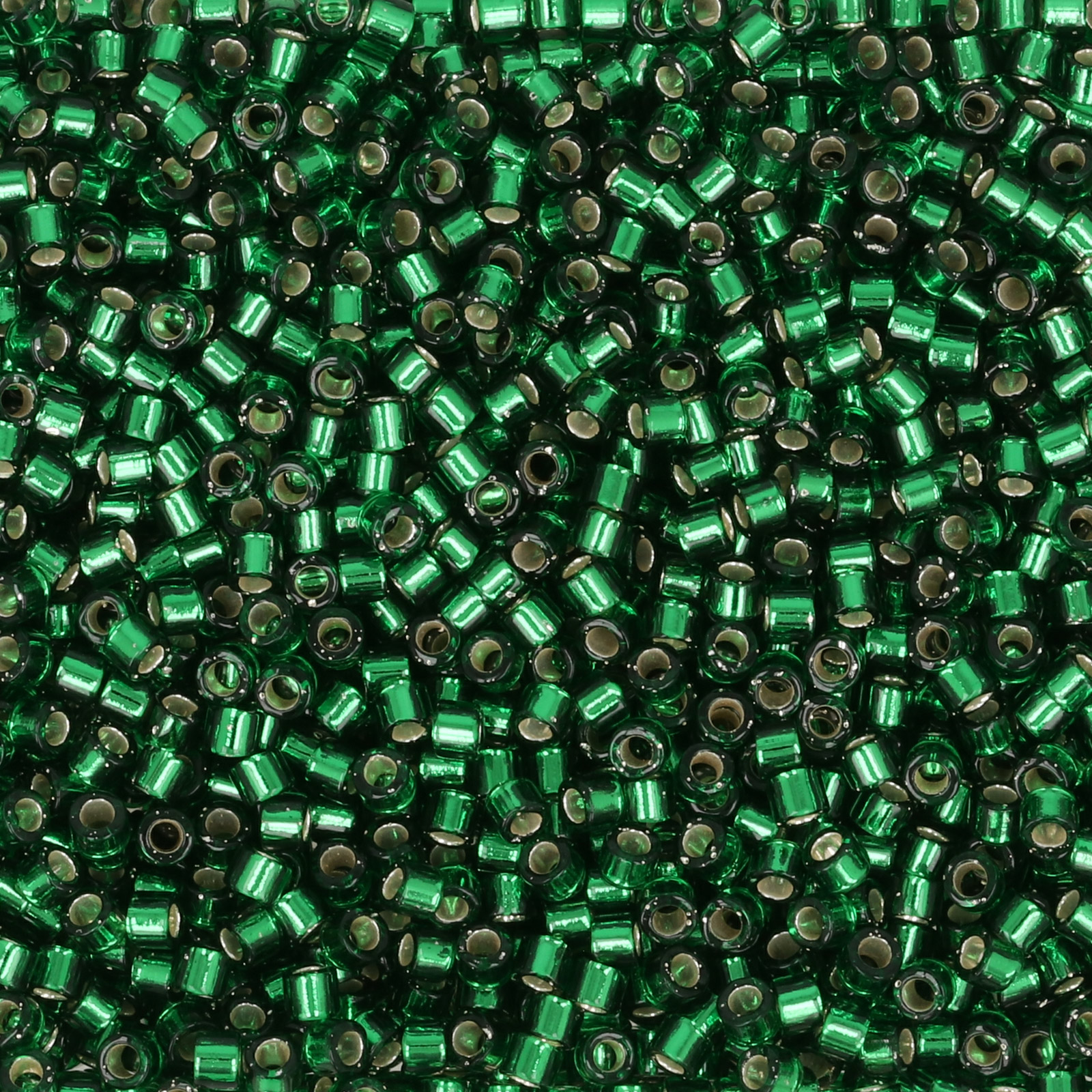 miyuki delica 11/0 - silver-lined emerald | 8gr