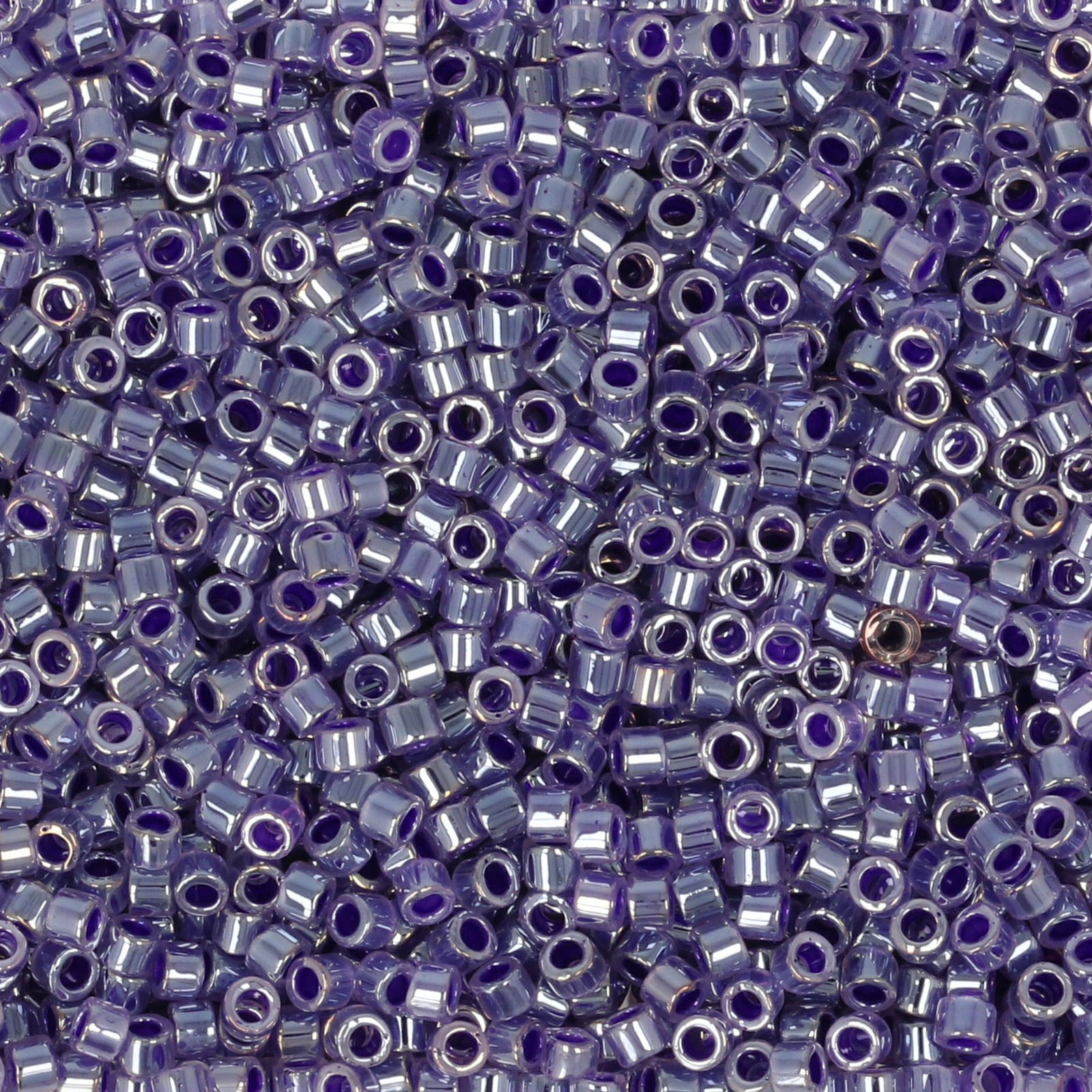miyuki delica 11/0 - transparent violet lined ceylon | 8gr