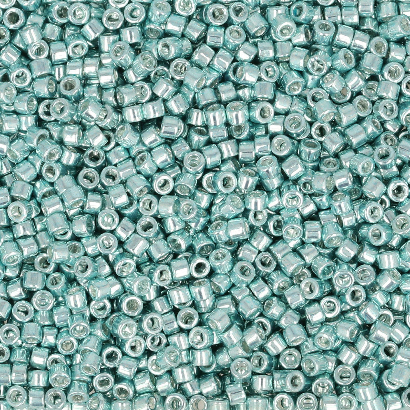 miyuki delica 11/0 - dyed galvanized dark aqua | 8gr