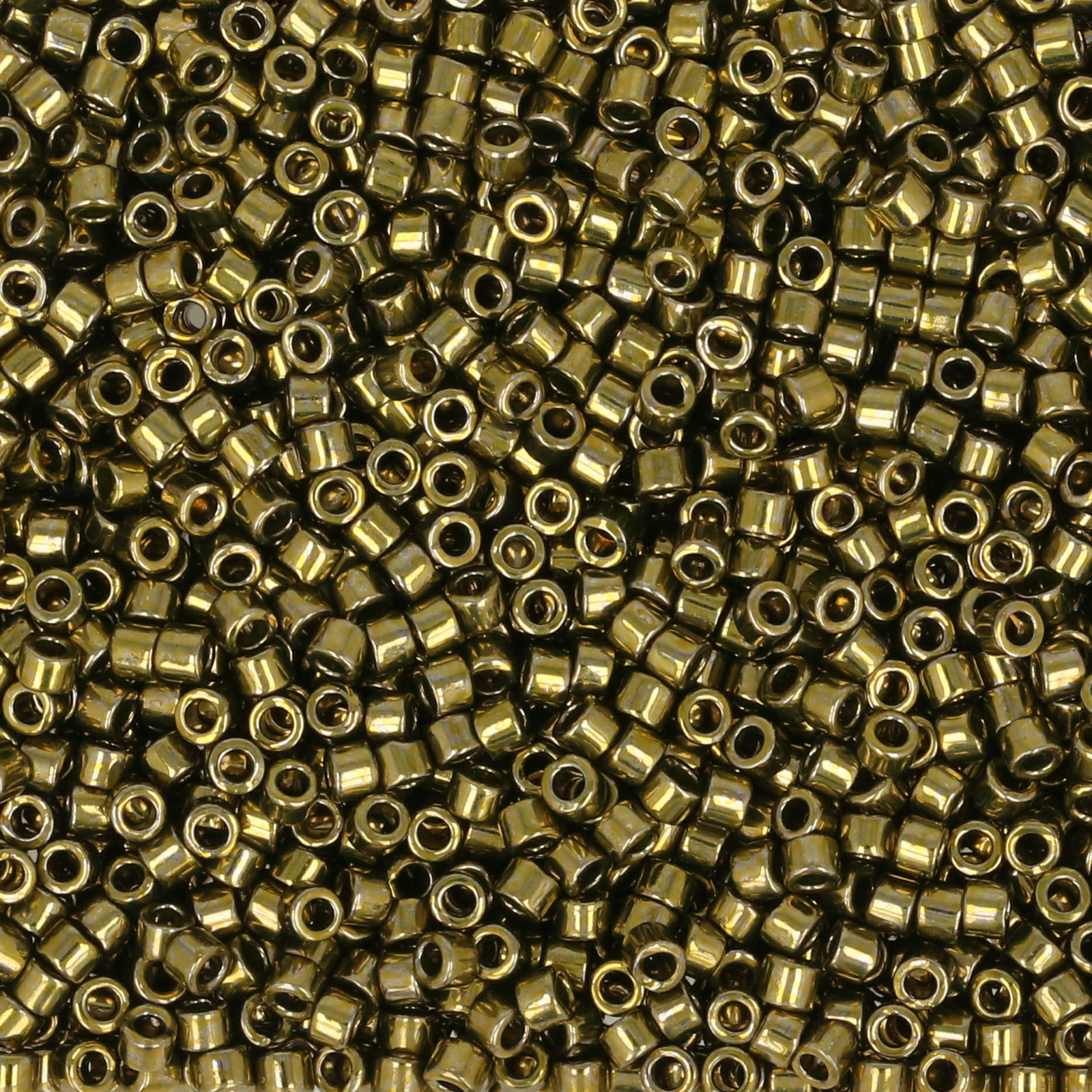 miyuki delica 11/0 - galvanized olivine | 8gr