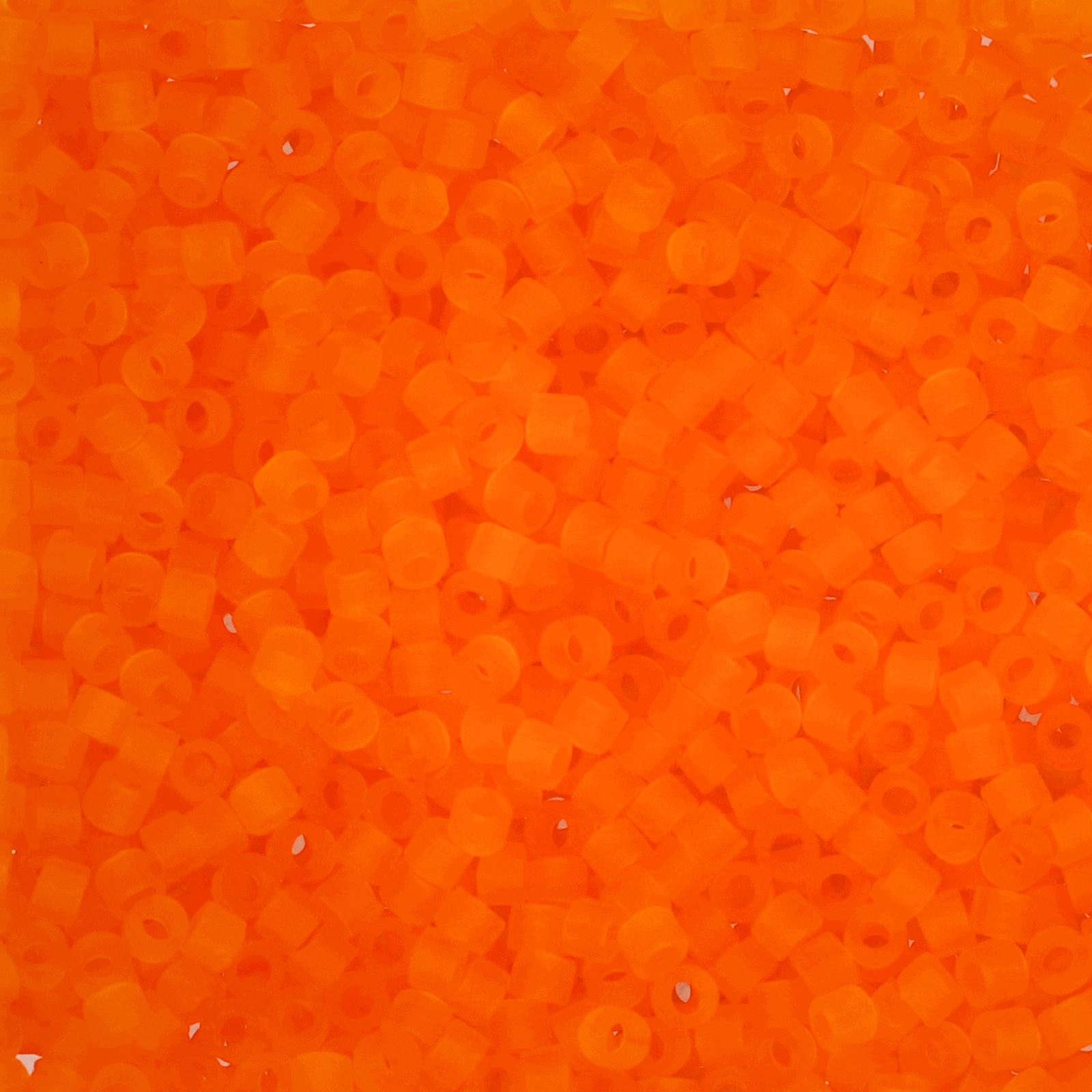 miyuki delica 11/0 - matte transparent orange | 8gr