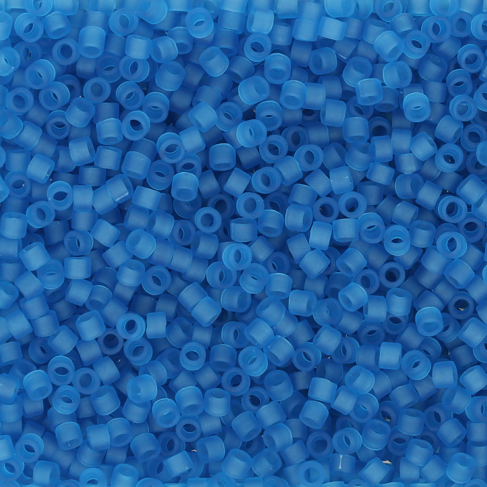 miyuki delica 11/0 - matte transparent capri blue | 8gr