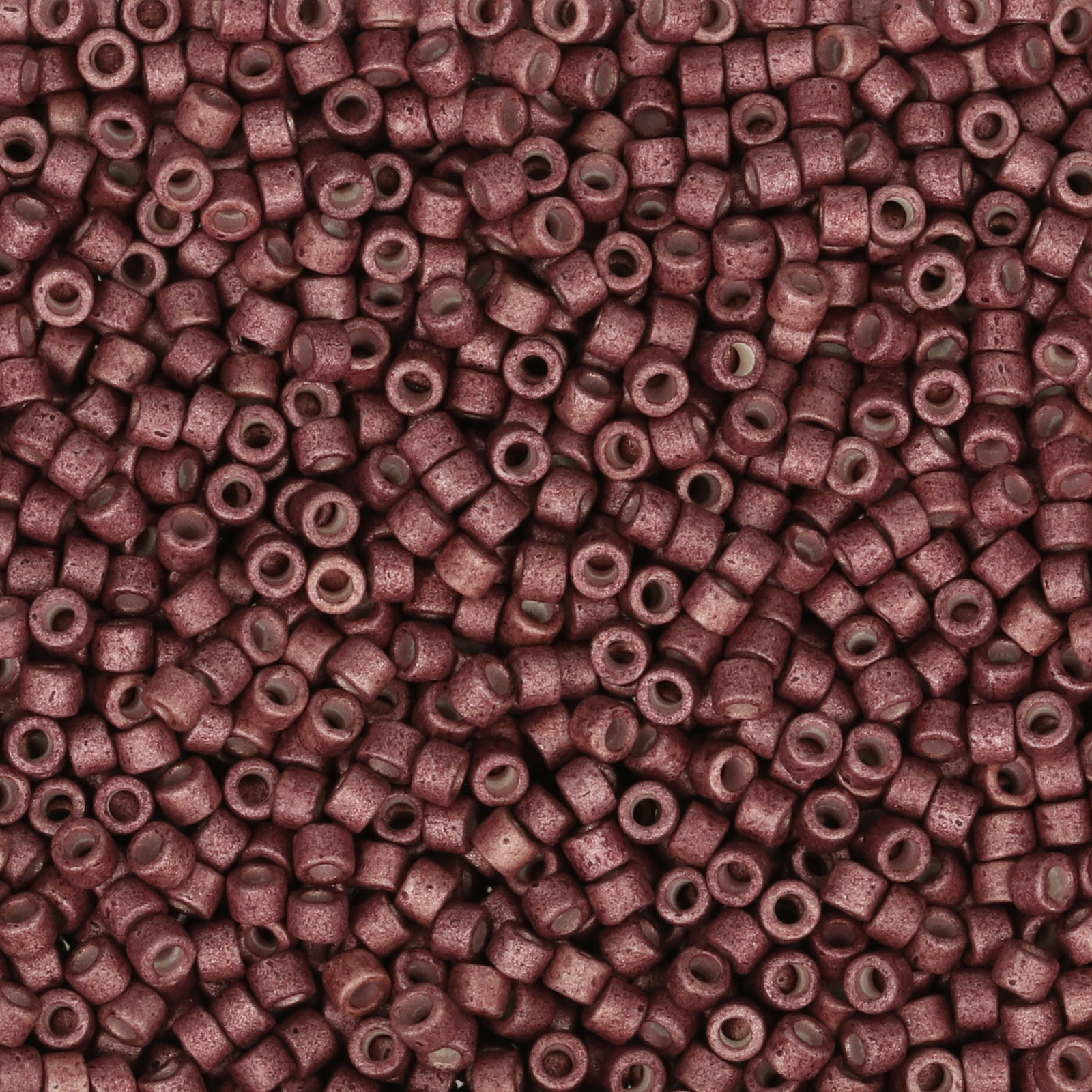 miyuki delica 11/0 - galvanized matte berry | 8gr