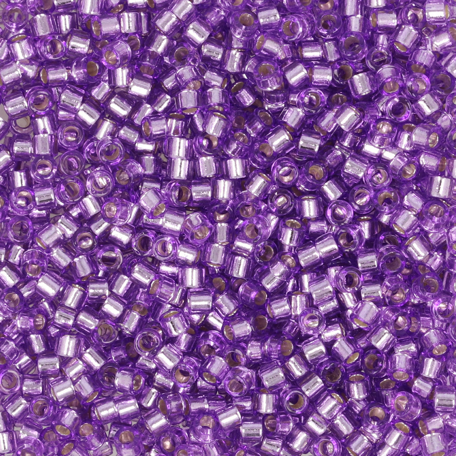 miyuki delica 11/0 - dyed silver-lined lavander | 8gr