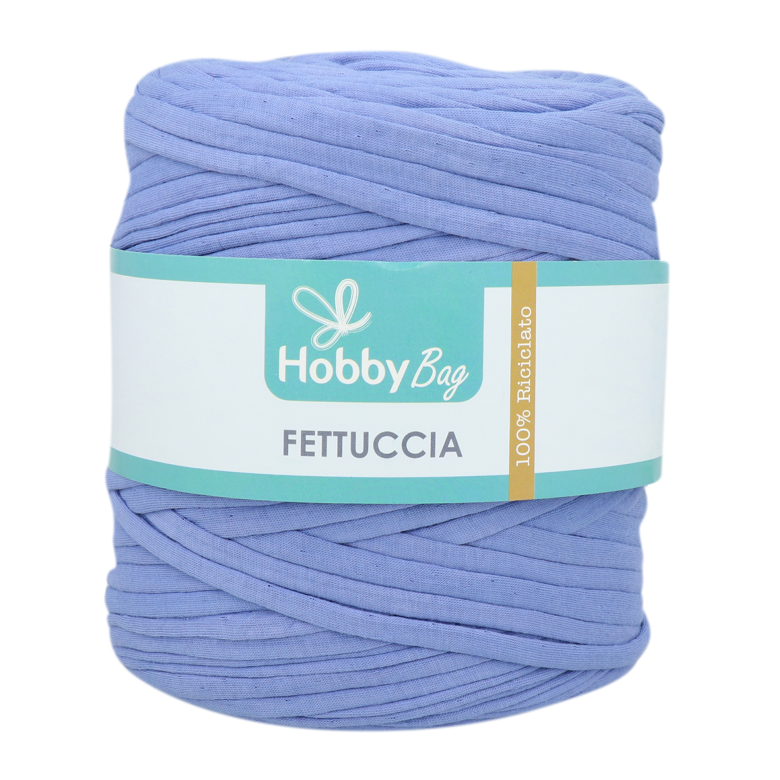 hobbybag t-shirt yarn fettuccia regular - mysotis - 700-900gr aprox (110-130mt) | 1pc