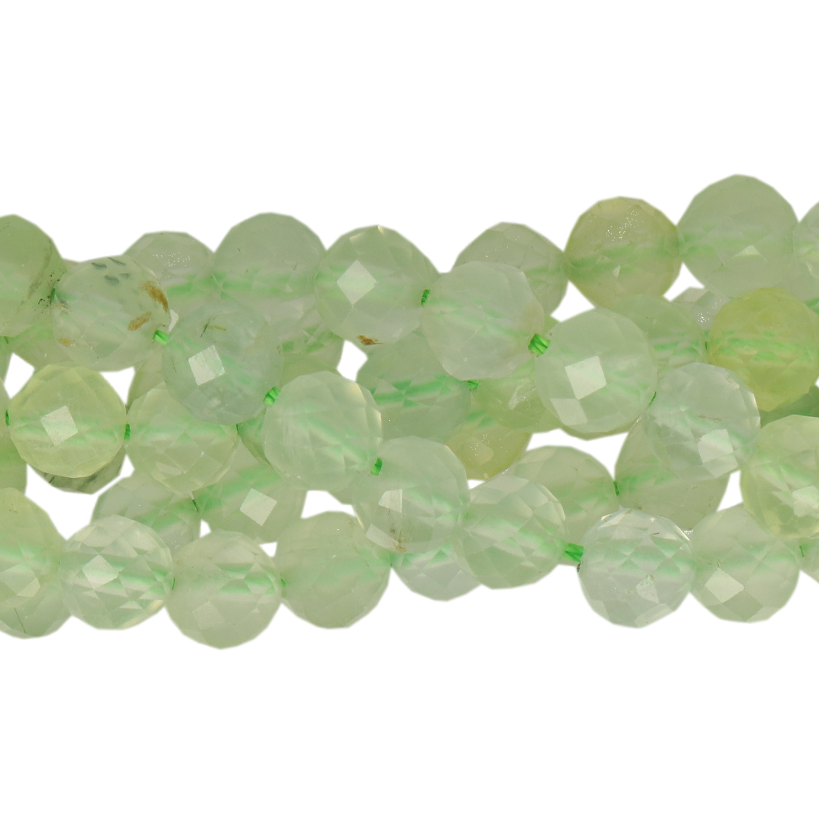 phrenite faceted round 6mm | 10pc