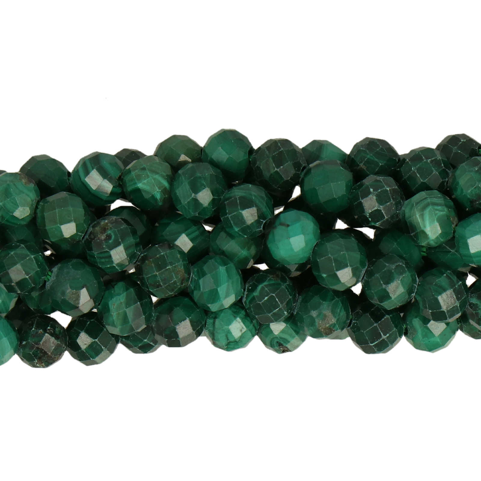 malachit facettiertes runde 5mm | 10st