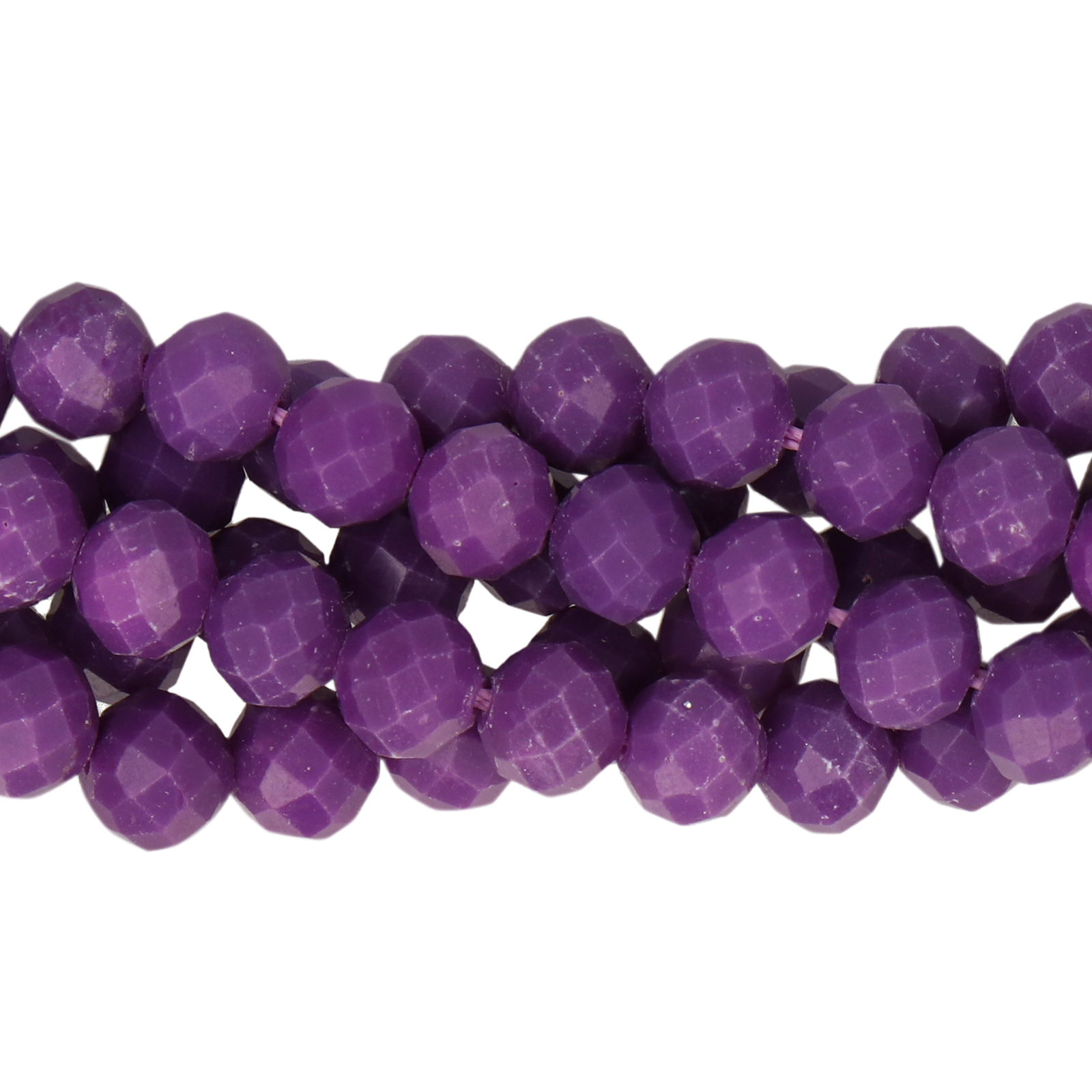 phosphosiderite faceted round 6mm | 10pc