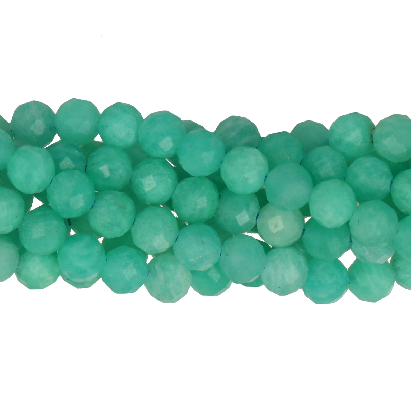 amazonit facettiertes runde 5mm | 10st