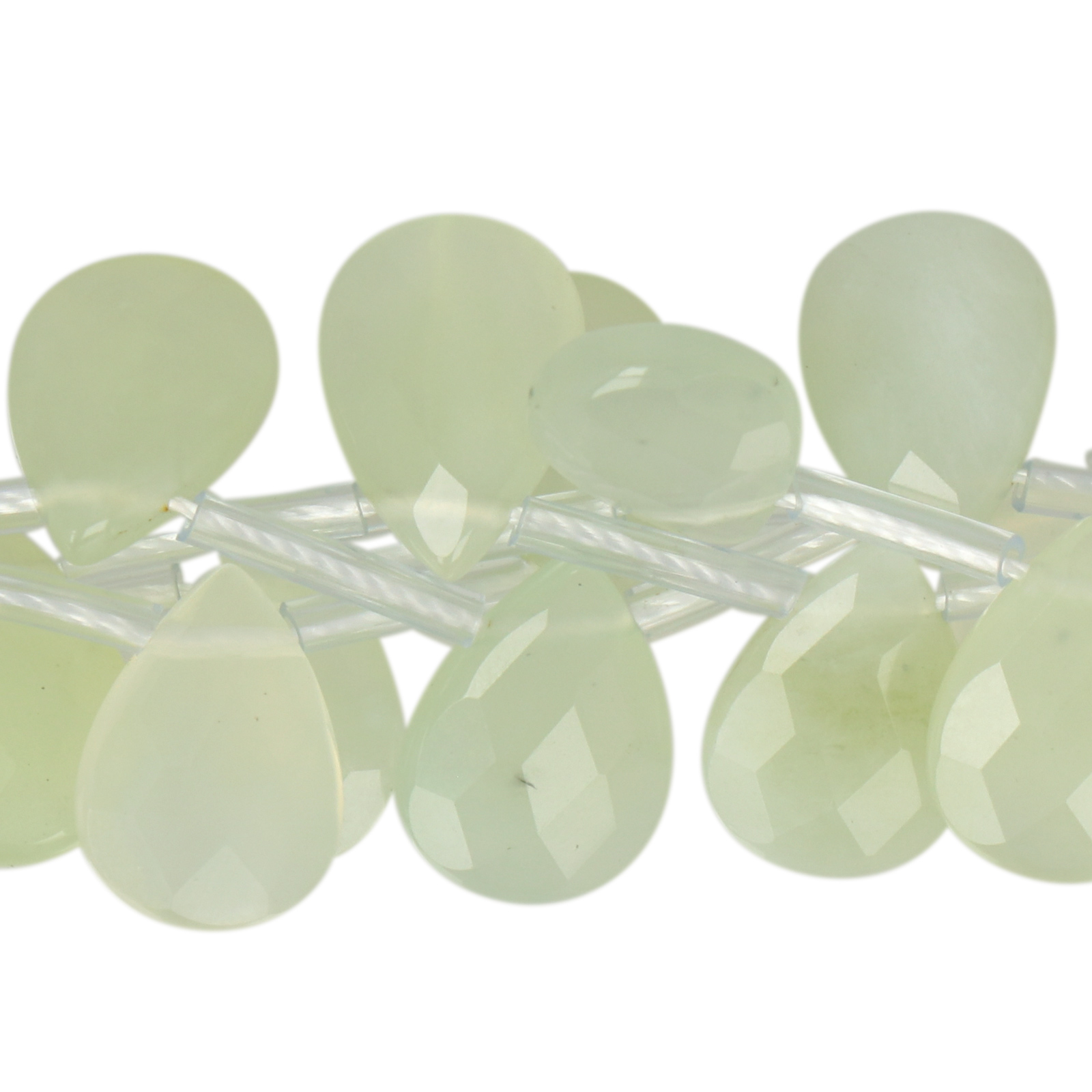 new jade tropfen 14x10mm | 4st