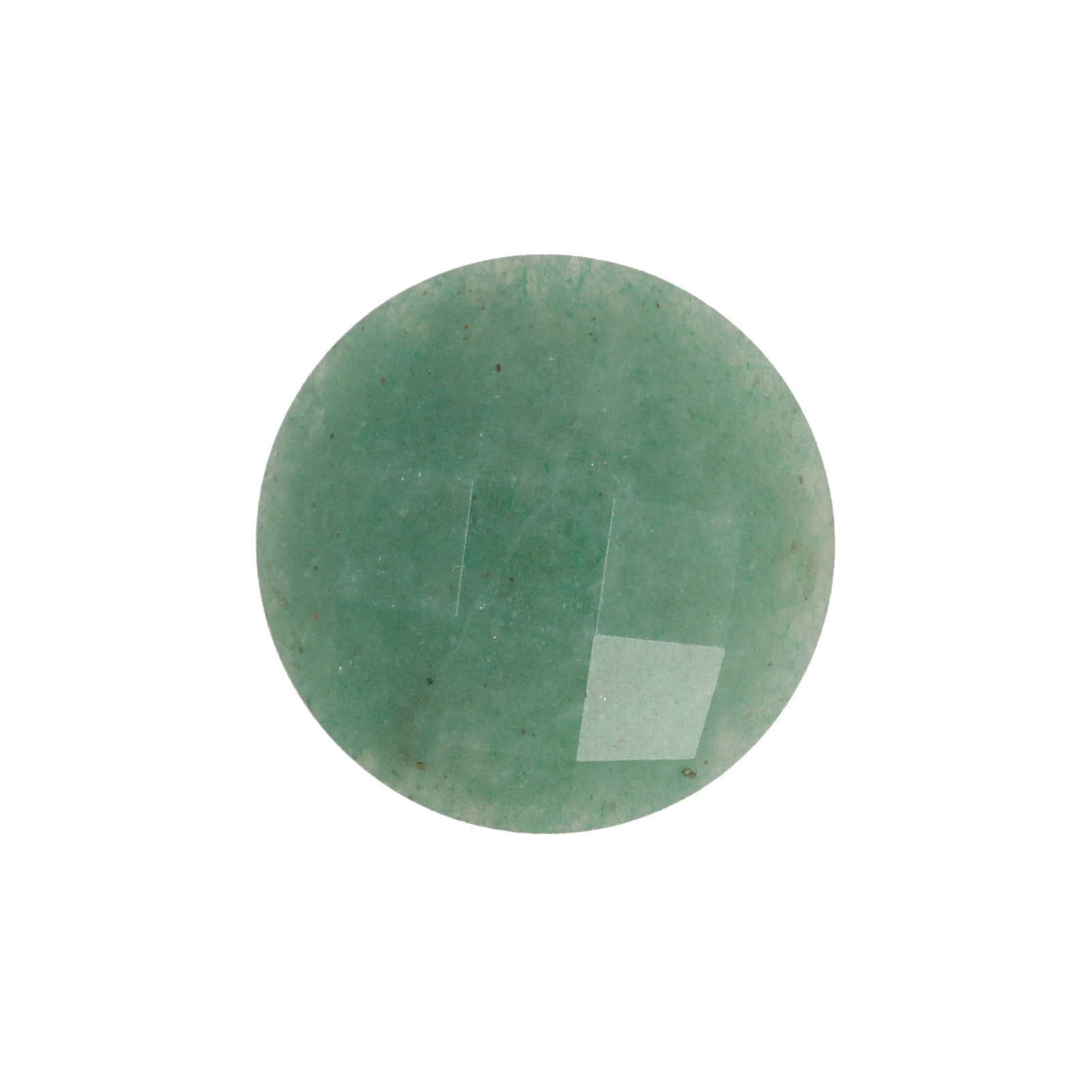 cabochons grüner aventurin facettiertes runde 16mm | 2st