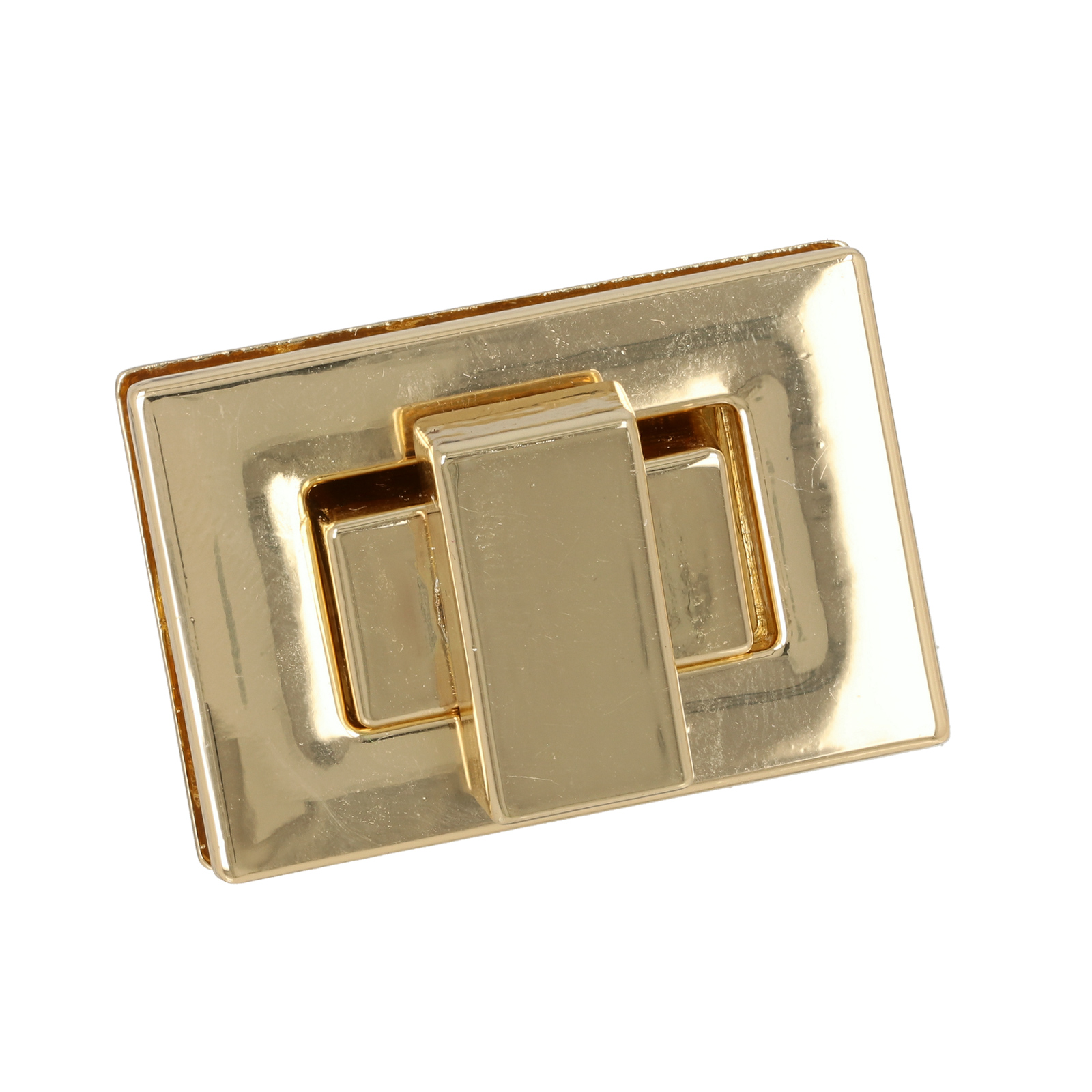 drehverschluss gold rectangle 36x24mm | 1st