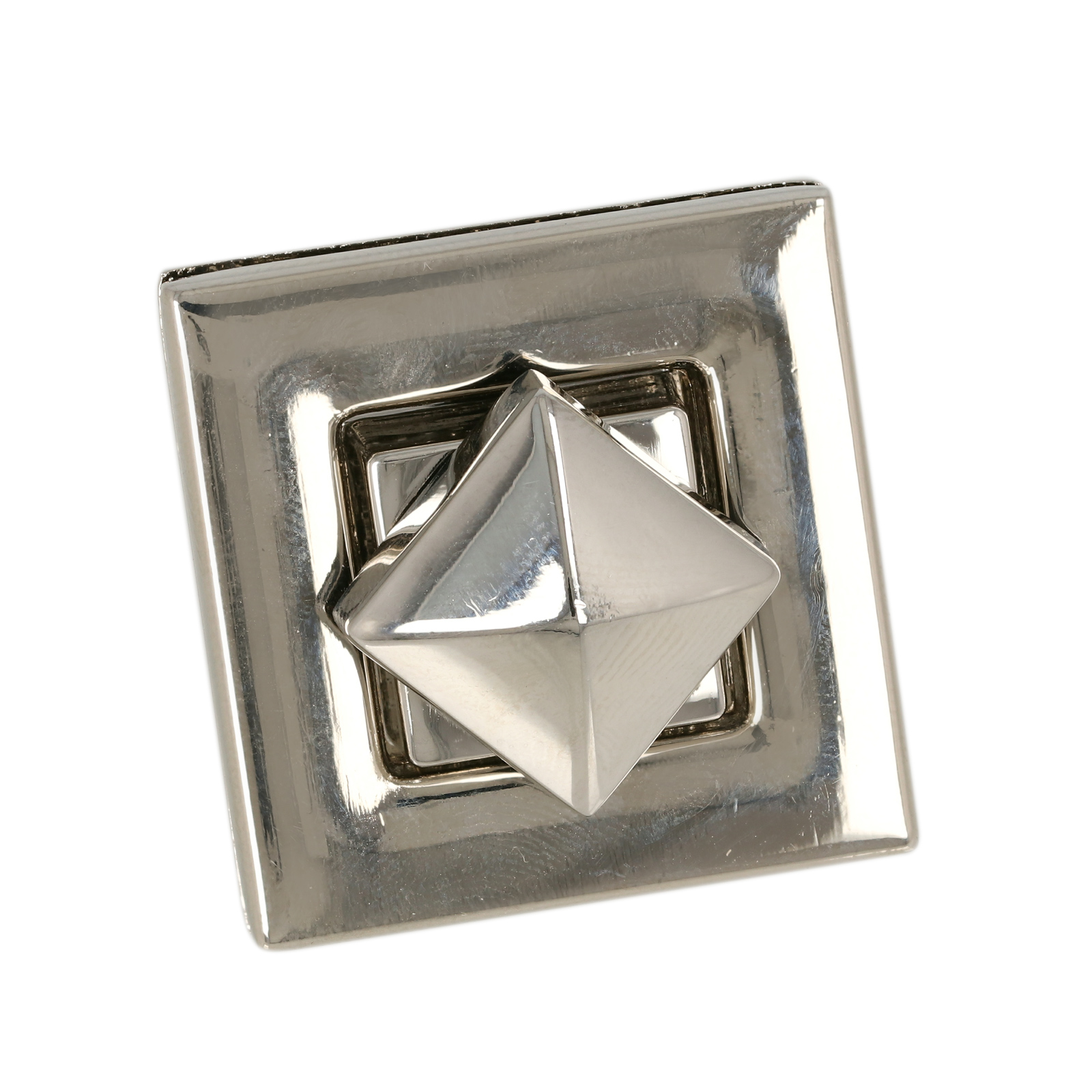 drehverschluss silber quadrat 31x31mm | 1st