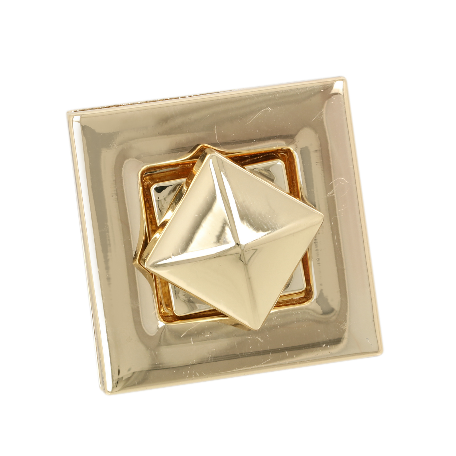 drehverschluss gold quadrat 31x31mm | 1st