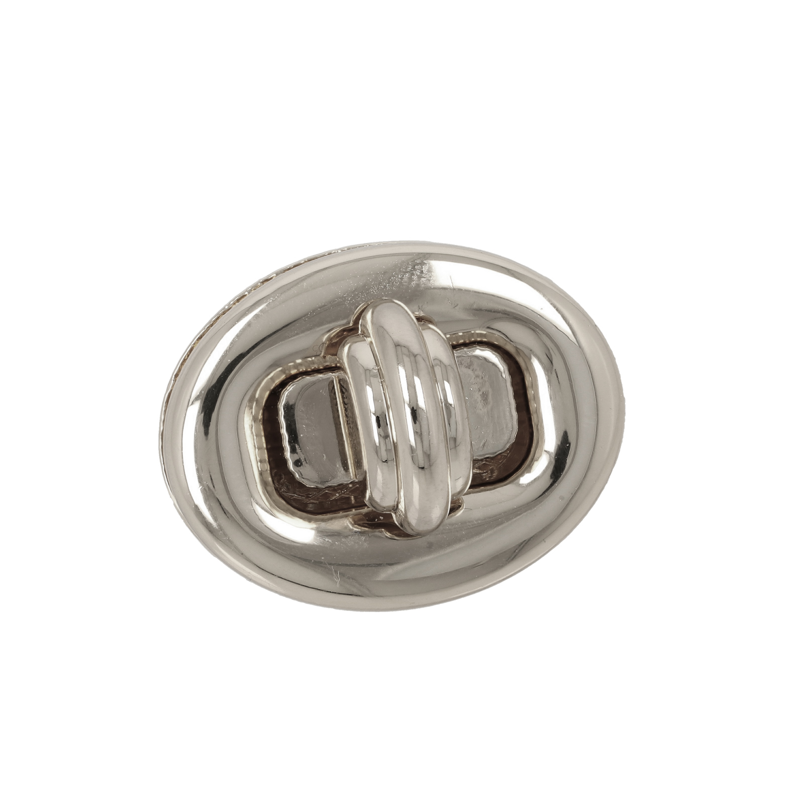 drehverschluss silber oval 30x23,5mm | 1st