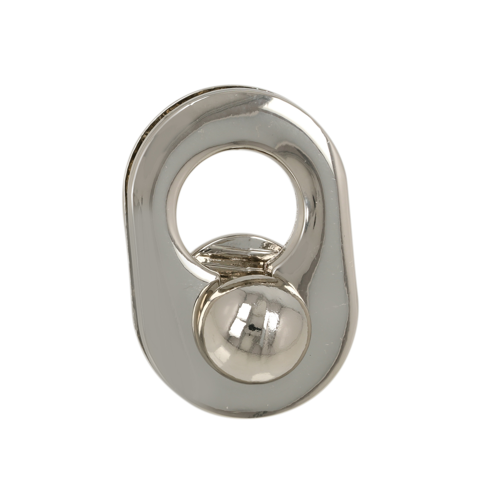drehverschluss silber oval 38x26mm | 1st