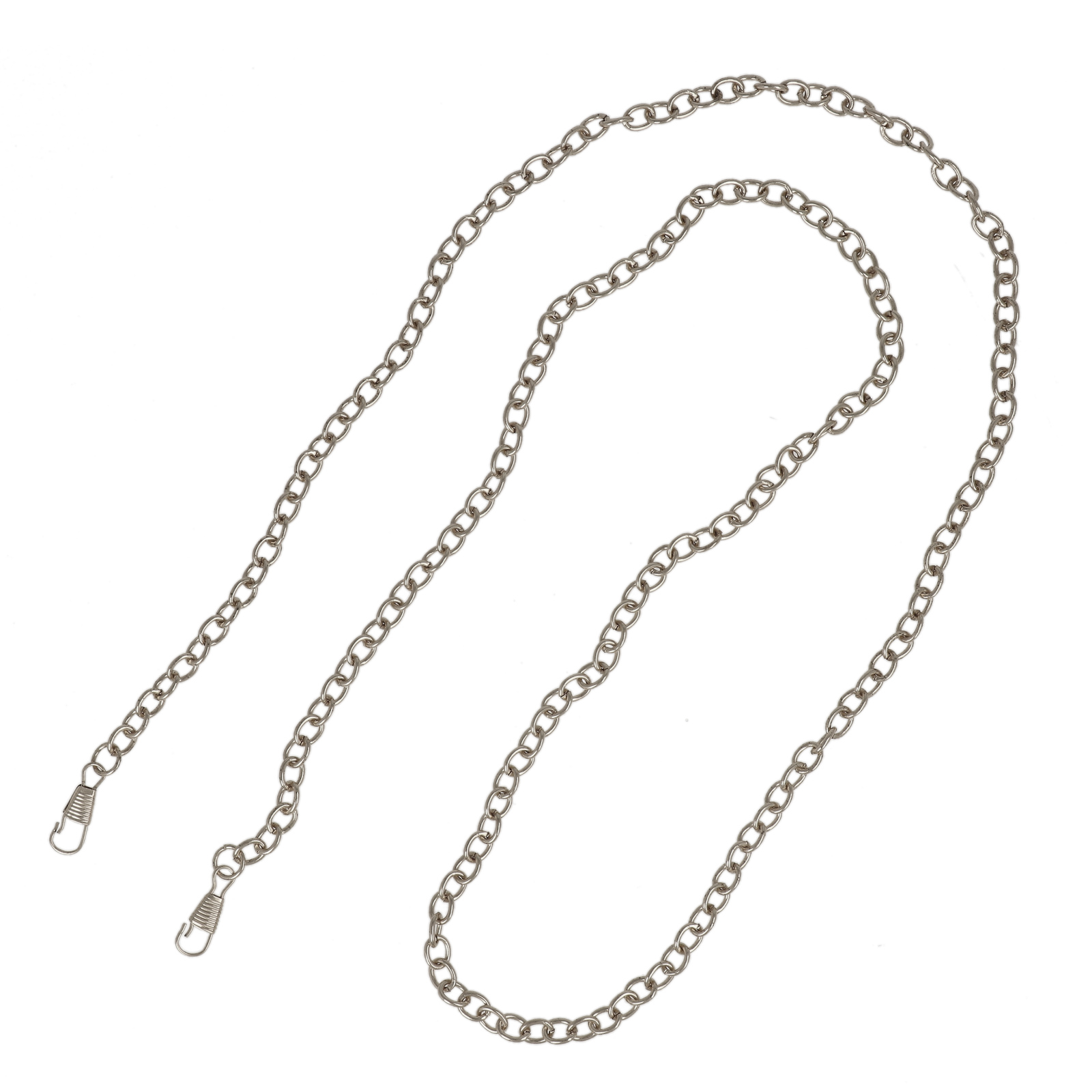 taschenkette silber 9x7mm - 115/120cm | 1st