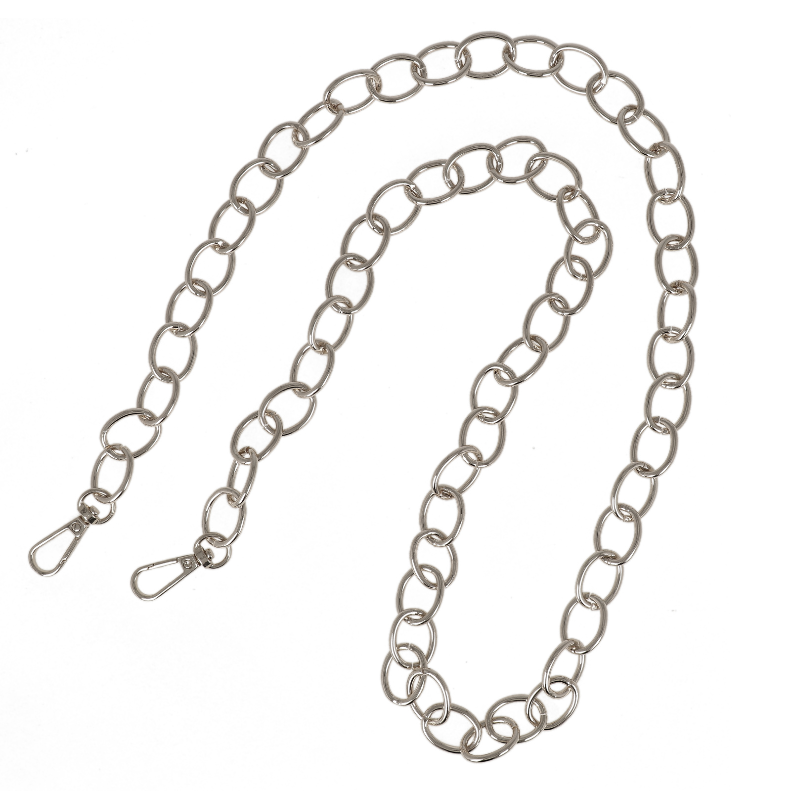 bag chain silver 22x17mm - 110cm | 1pc