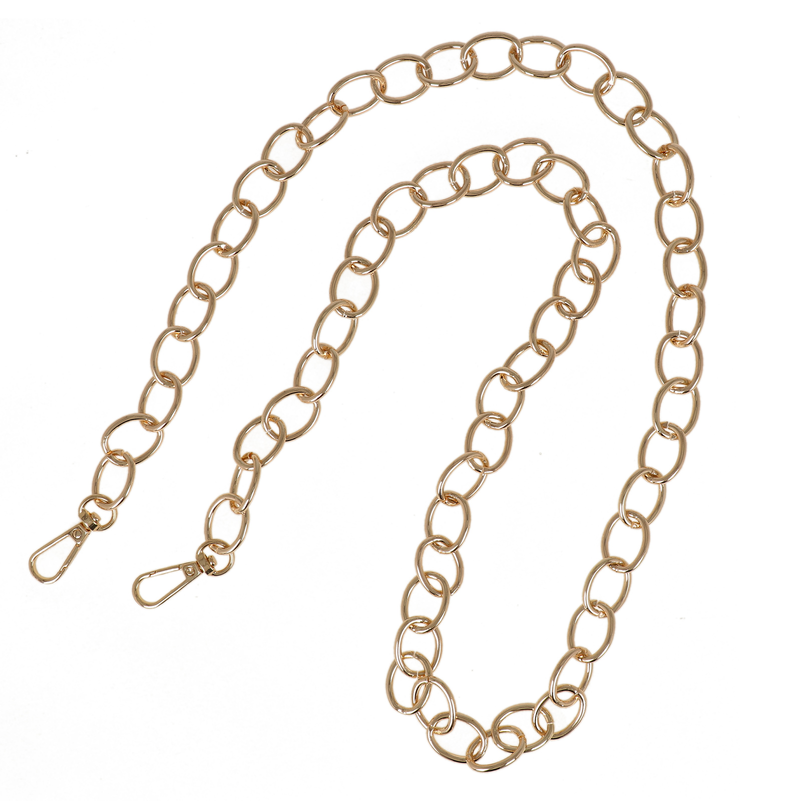bag chain gold 22x17mm - 110cm | 1pc