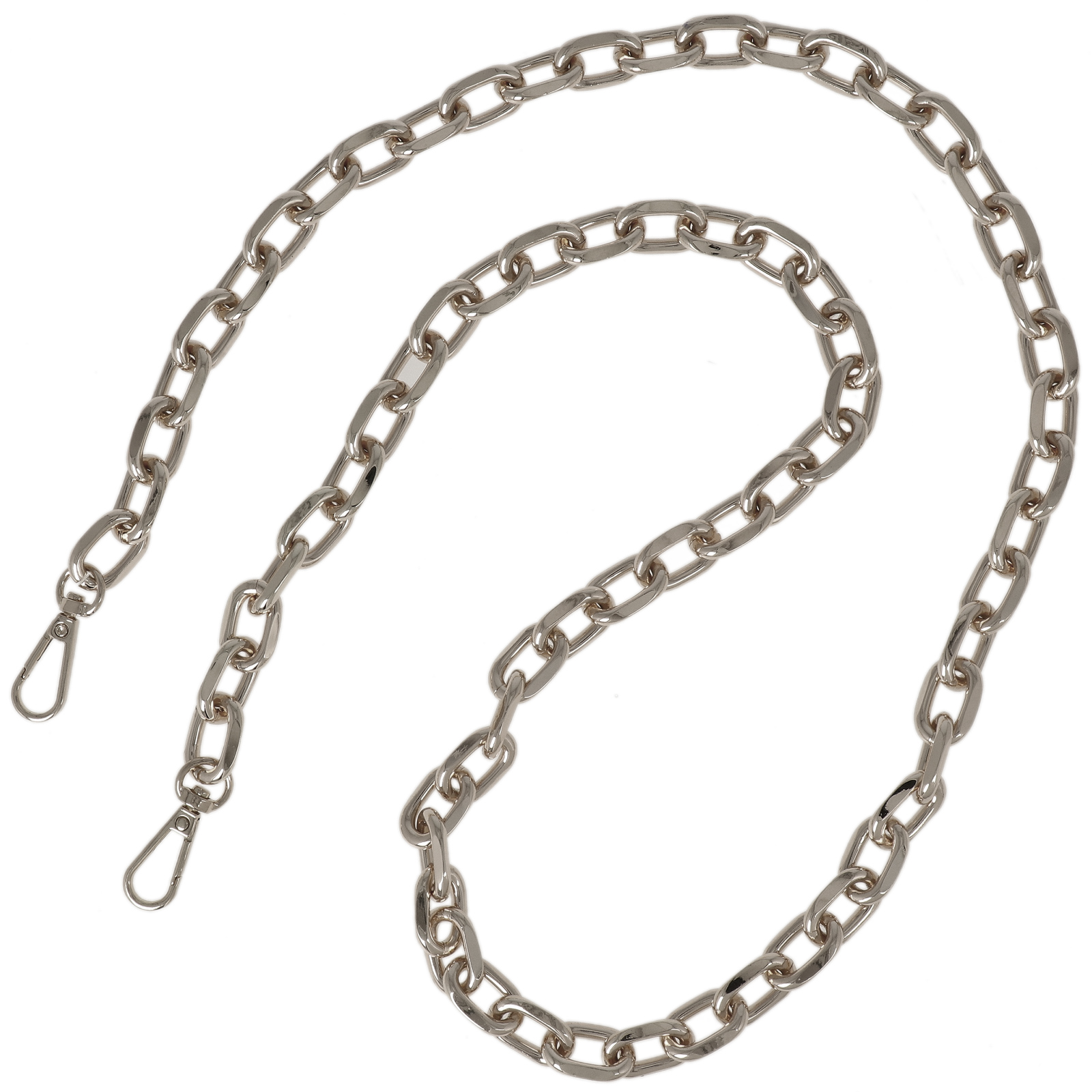 bag chain silver 22x14mm - 110cm | 1pc