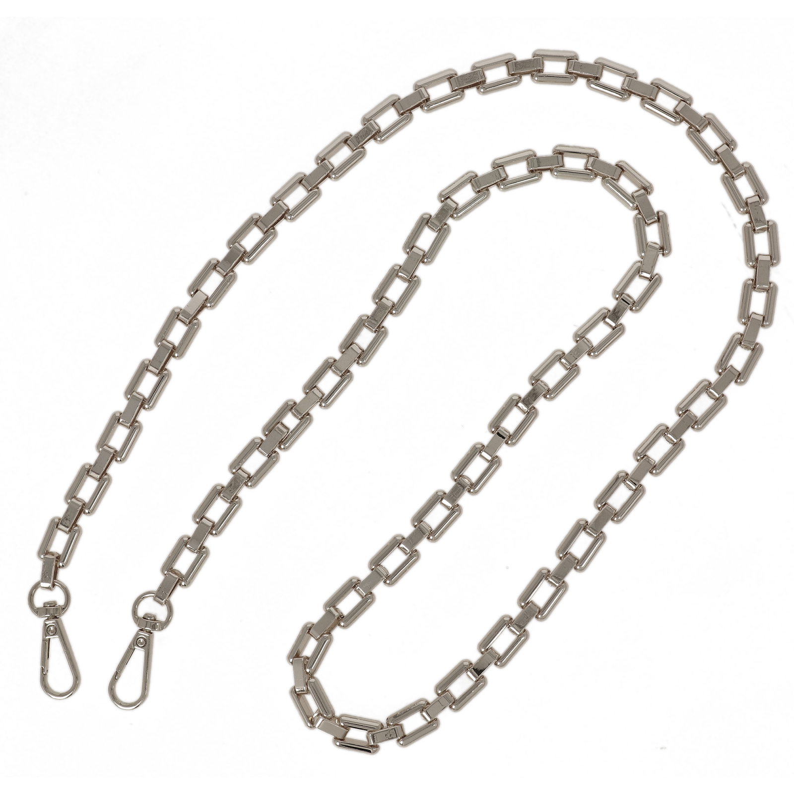 bag chain silver 15x11mm - 110cm | 1pc