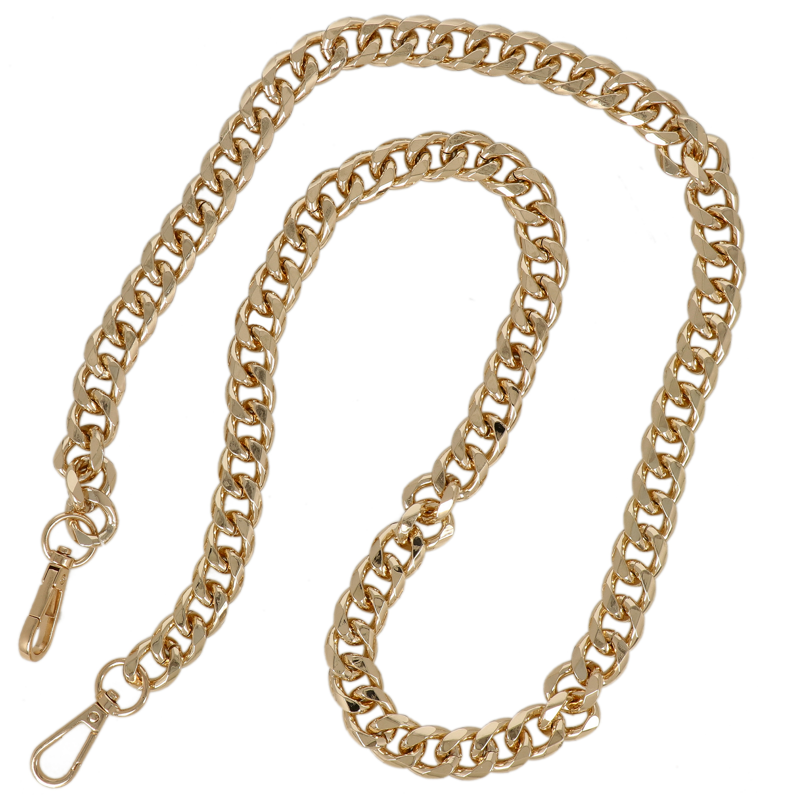 bag chain gold 20x17mm - 110cm | 1pc