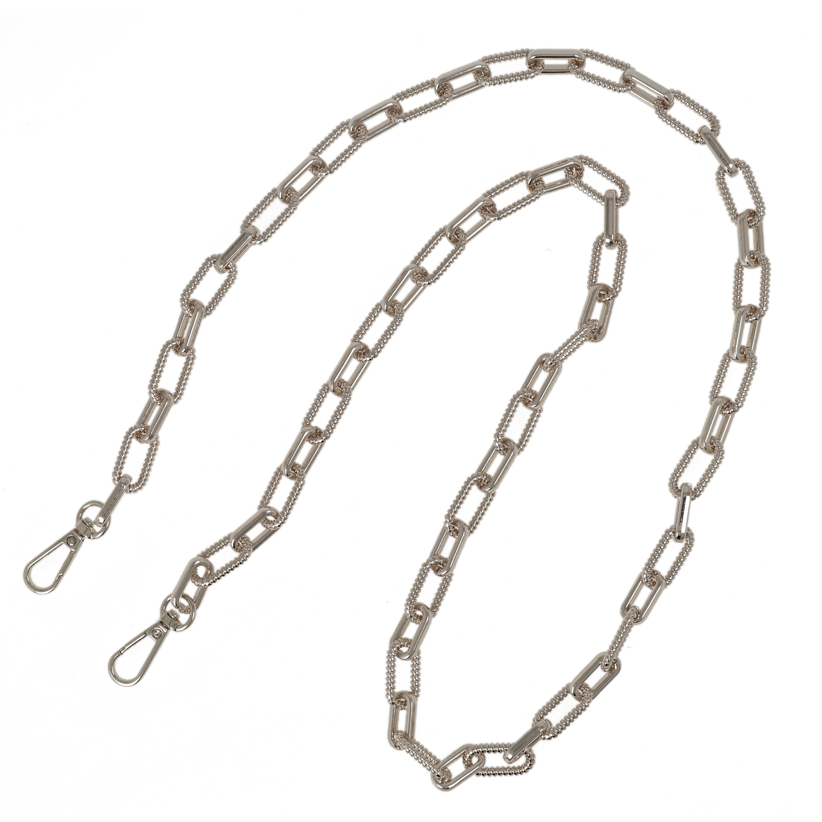 bag chain silver 24x13mm - 110cm | 1pc