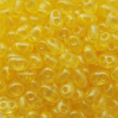 twin beads preciosa 5x2,5mm - yellow pearl | 20gr